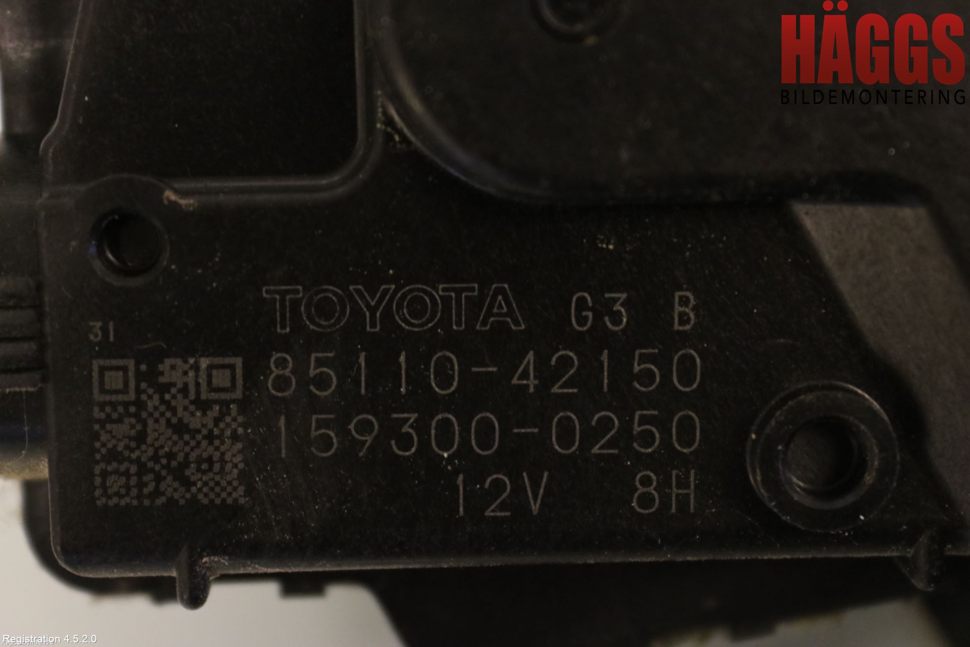 Toyota RAV 4 06-12 Torkarmotor Vindruta