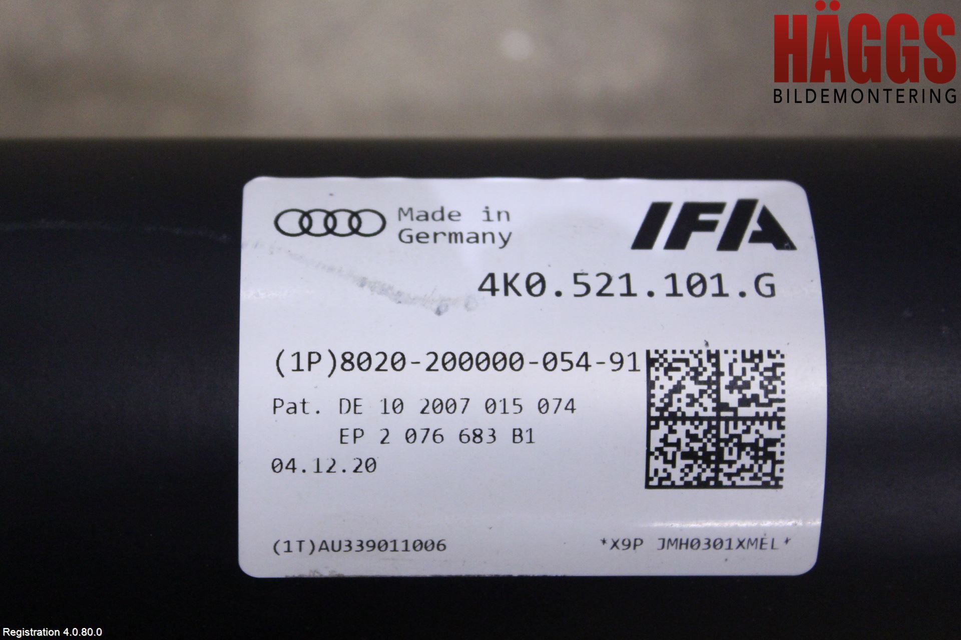 Audi A6 F2/C8 19- Mellanaxel Komp