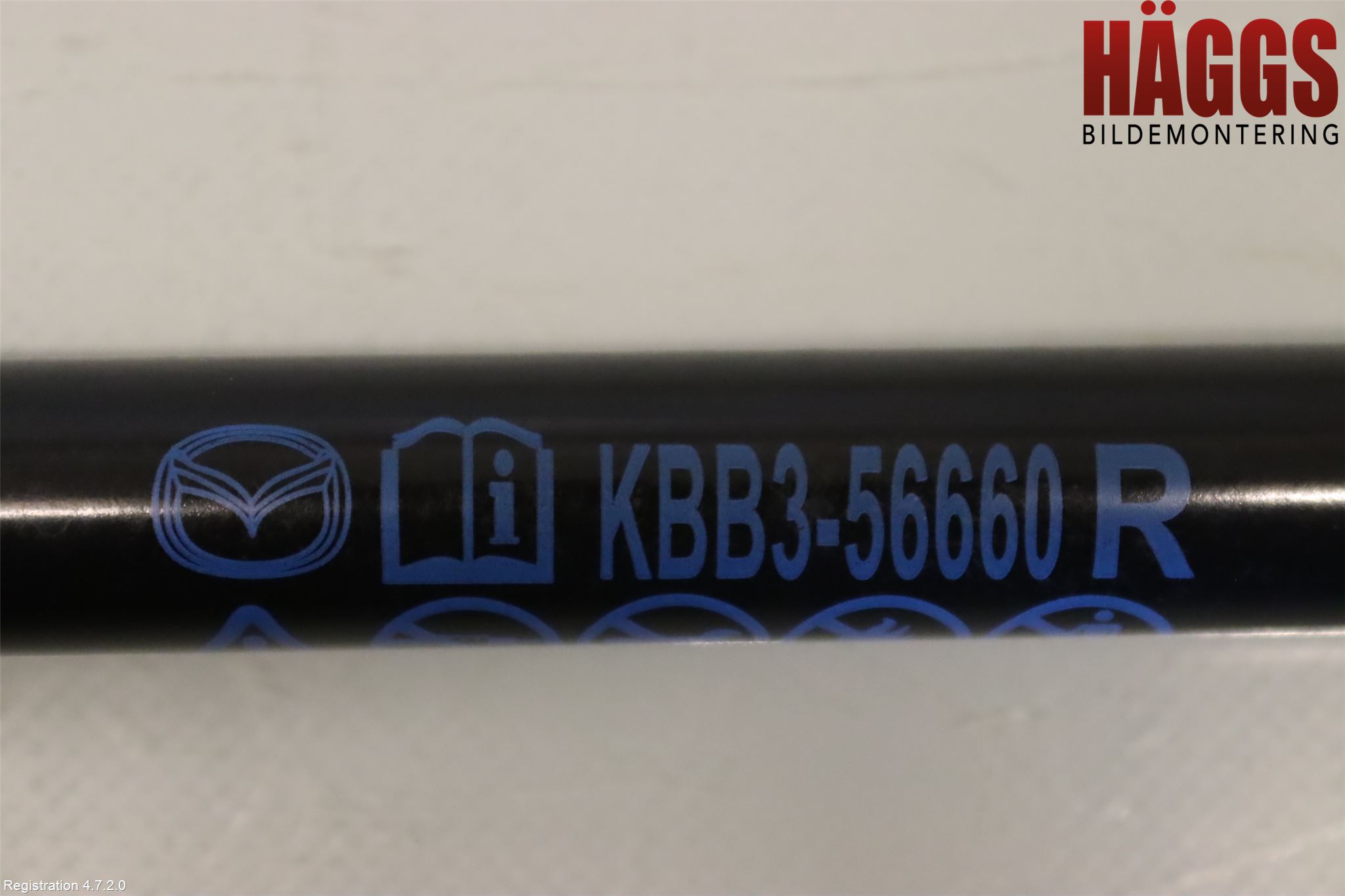 Mazda CX-60 22- Gasfjäder Motorhuv