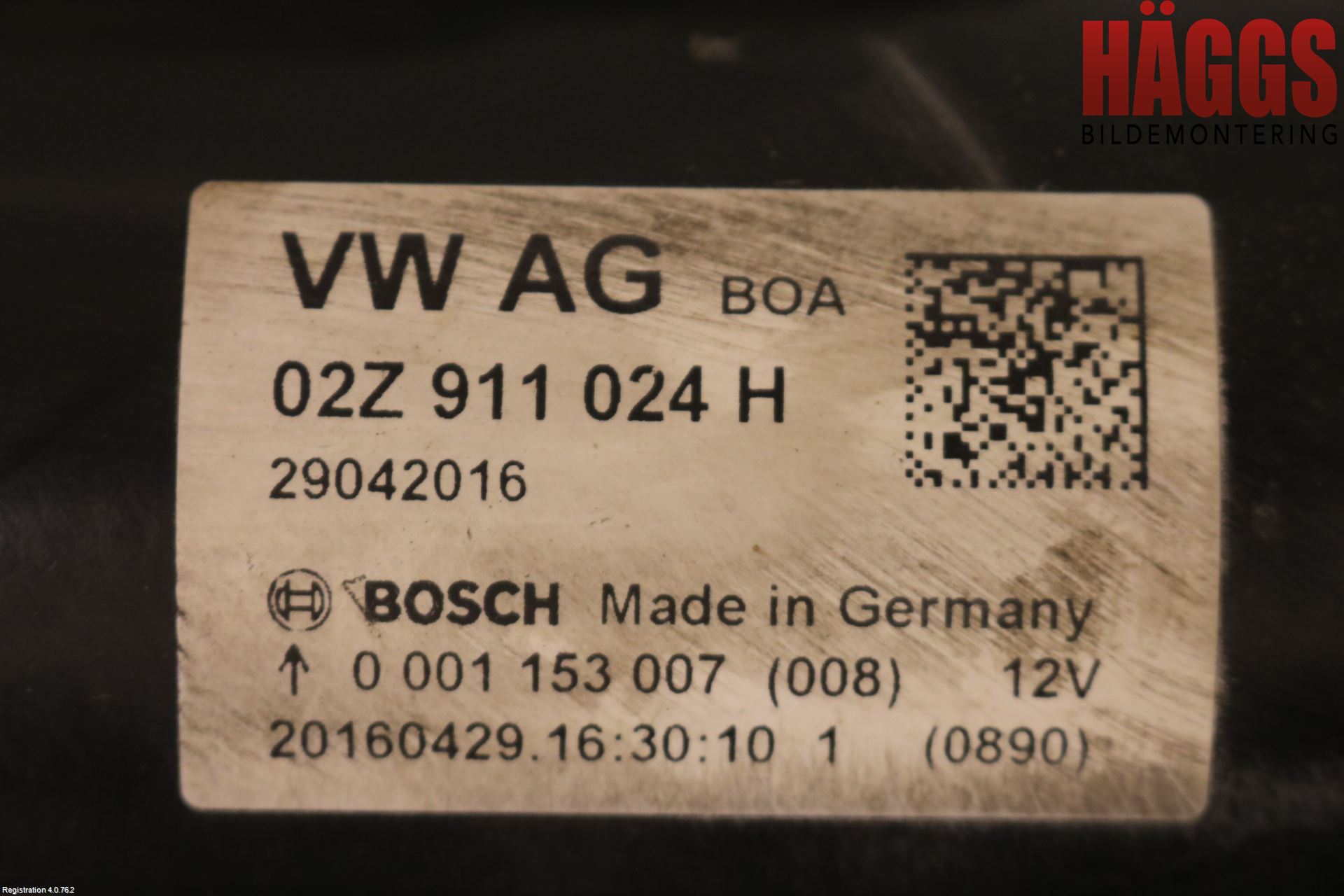 Volkswagen VW CADDY 16-20 Startmotor Diesel