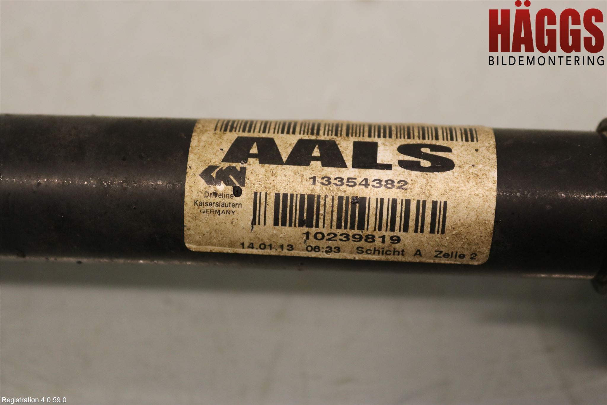 Opel ASTRA J 10-15 Drivaxel Fram Vänster