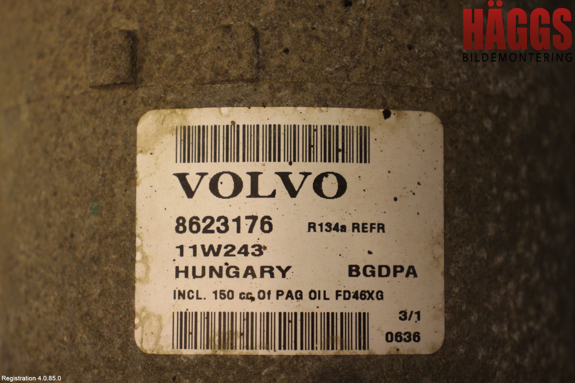 Volvo S60 11-13 Ac Kompressor