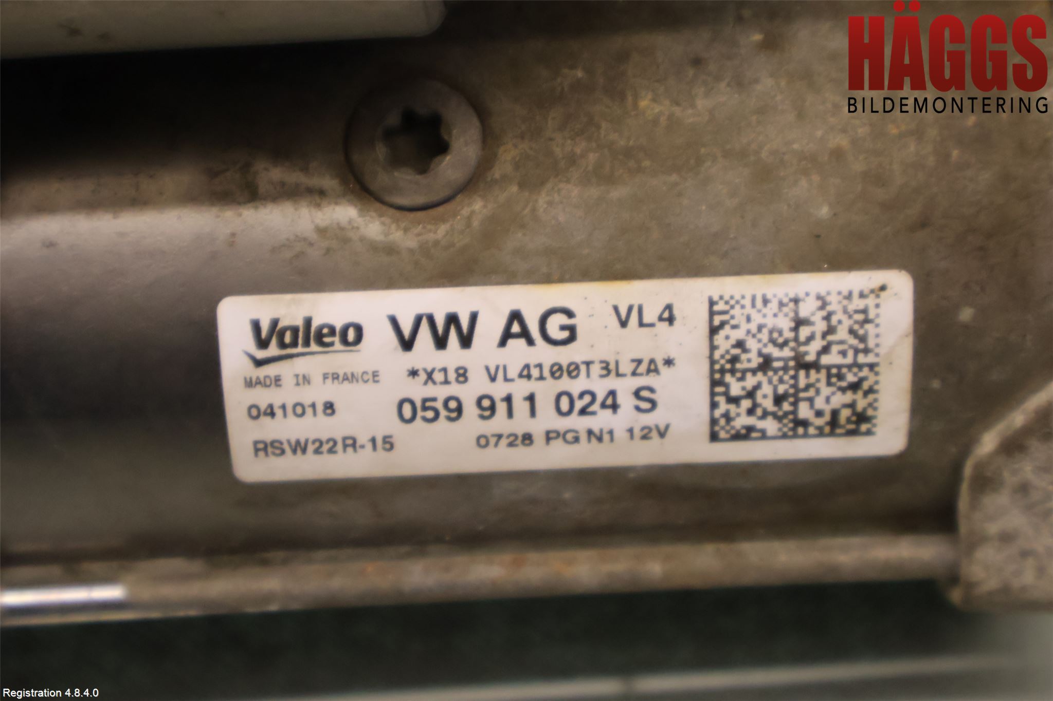 Volkswagen VW AMAROK 2H 10-22 Startmotor Diesel