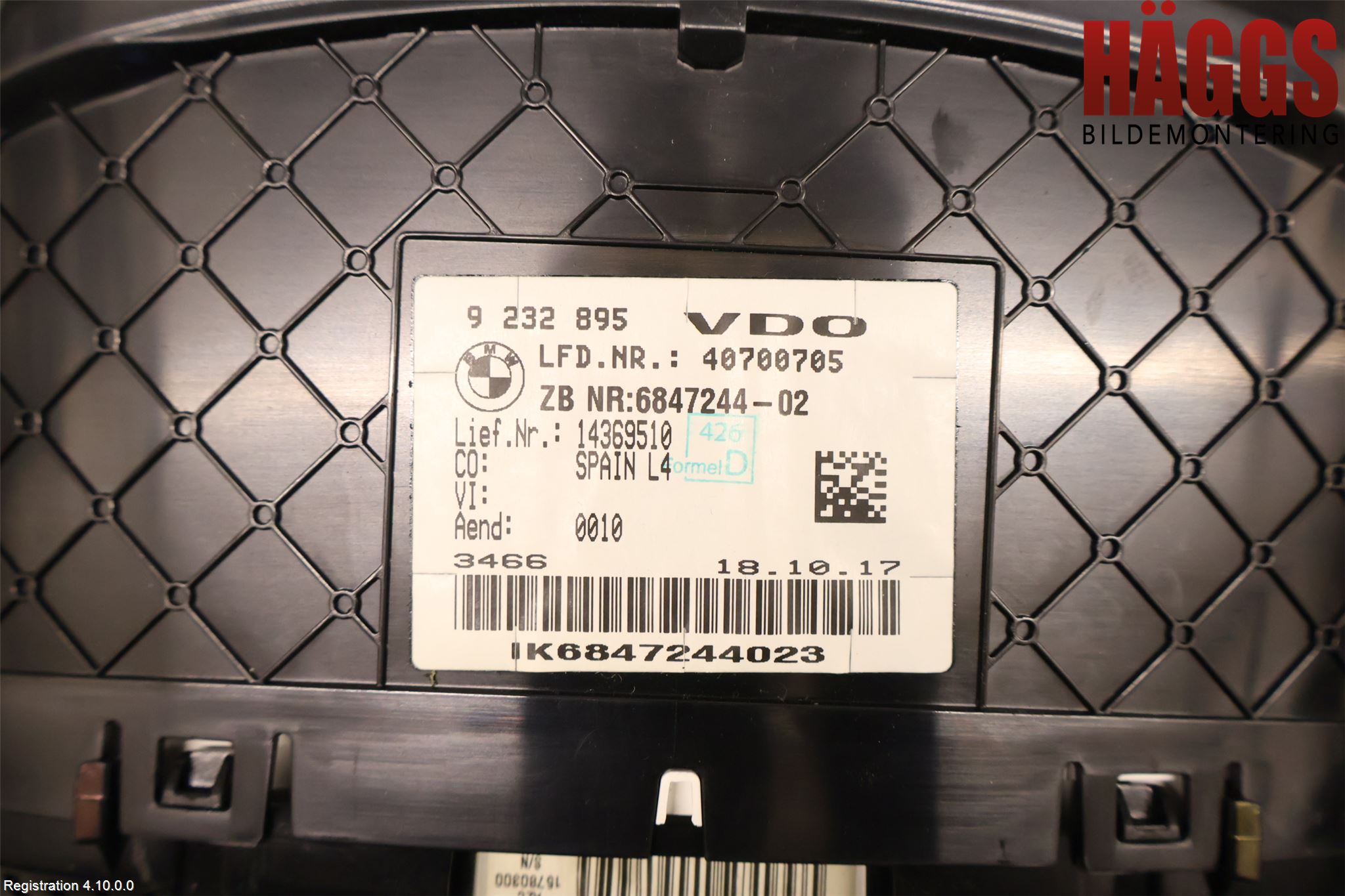 BMW 3 GT F34 13-19 Instrument Komb