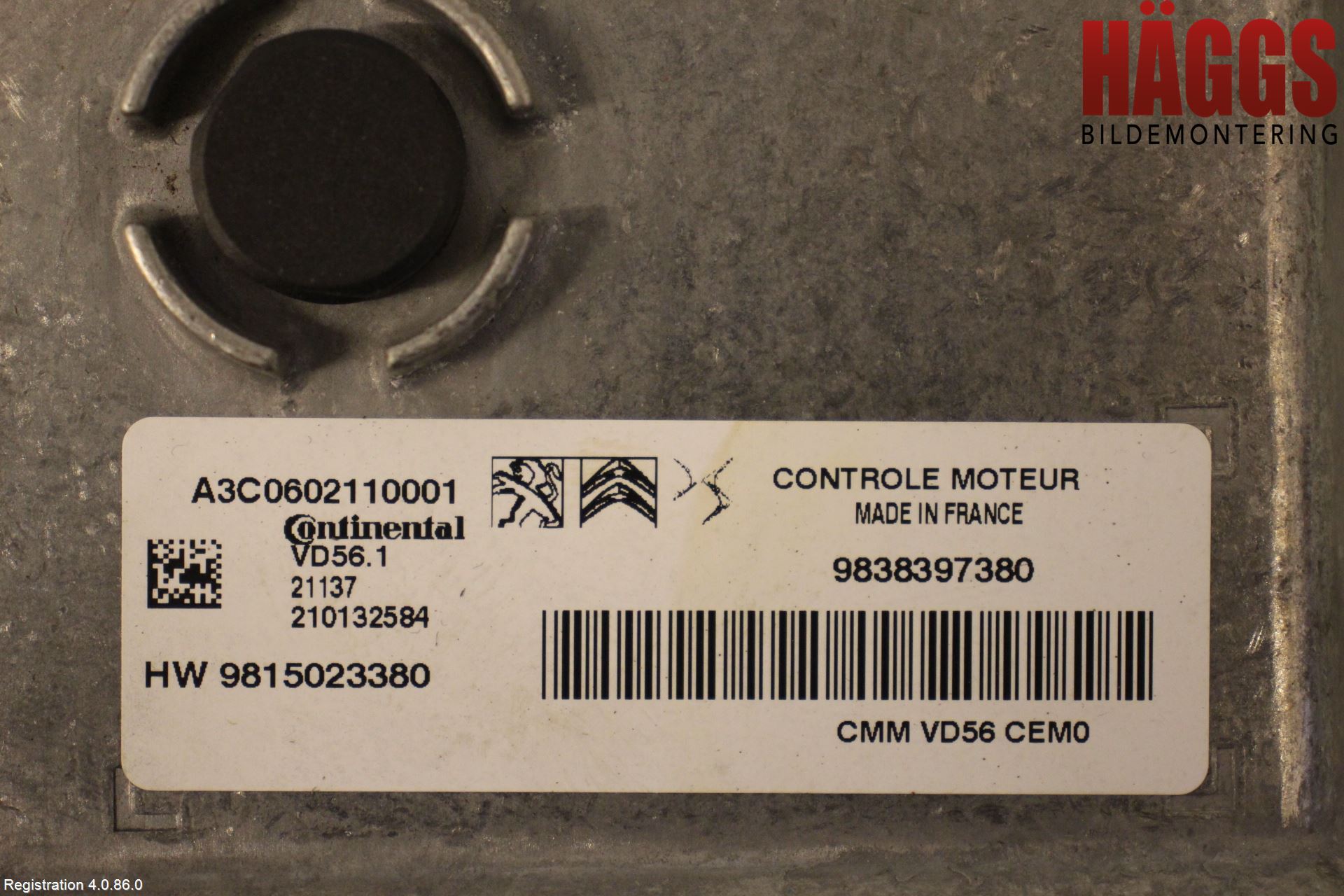 Peugeot 2008/E-2008 20- Styrenhet Insprut Bensin