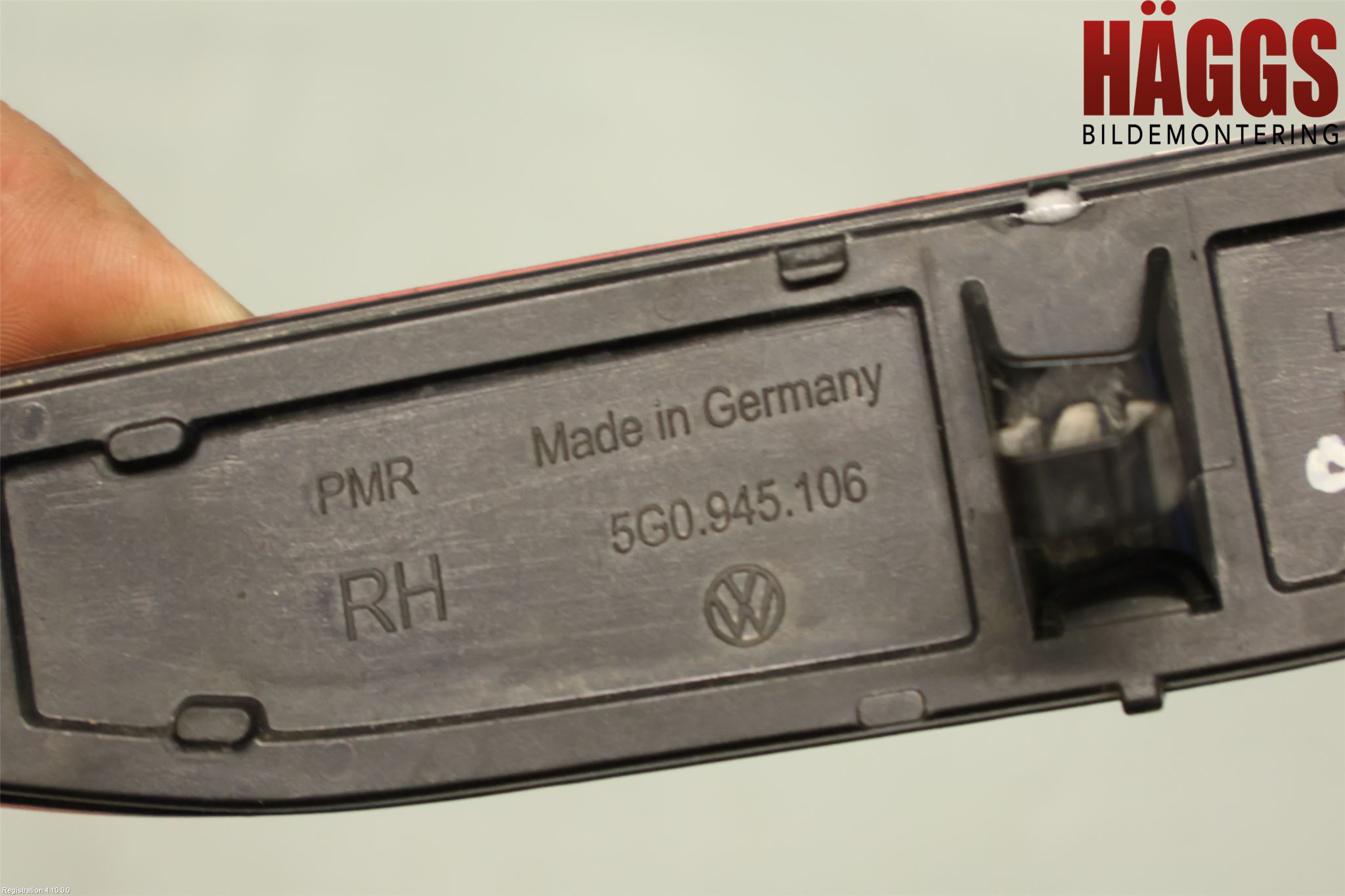 Volkswagen VW GOLF / E-GOLF VII 13-20 Dimljus/Reflex Bak