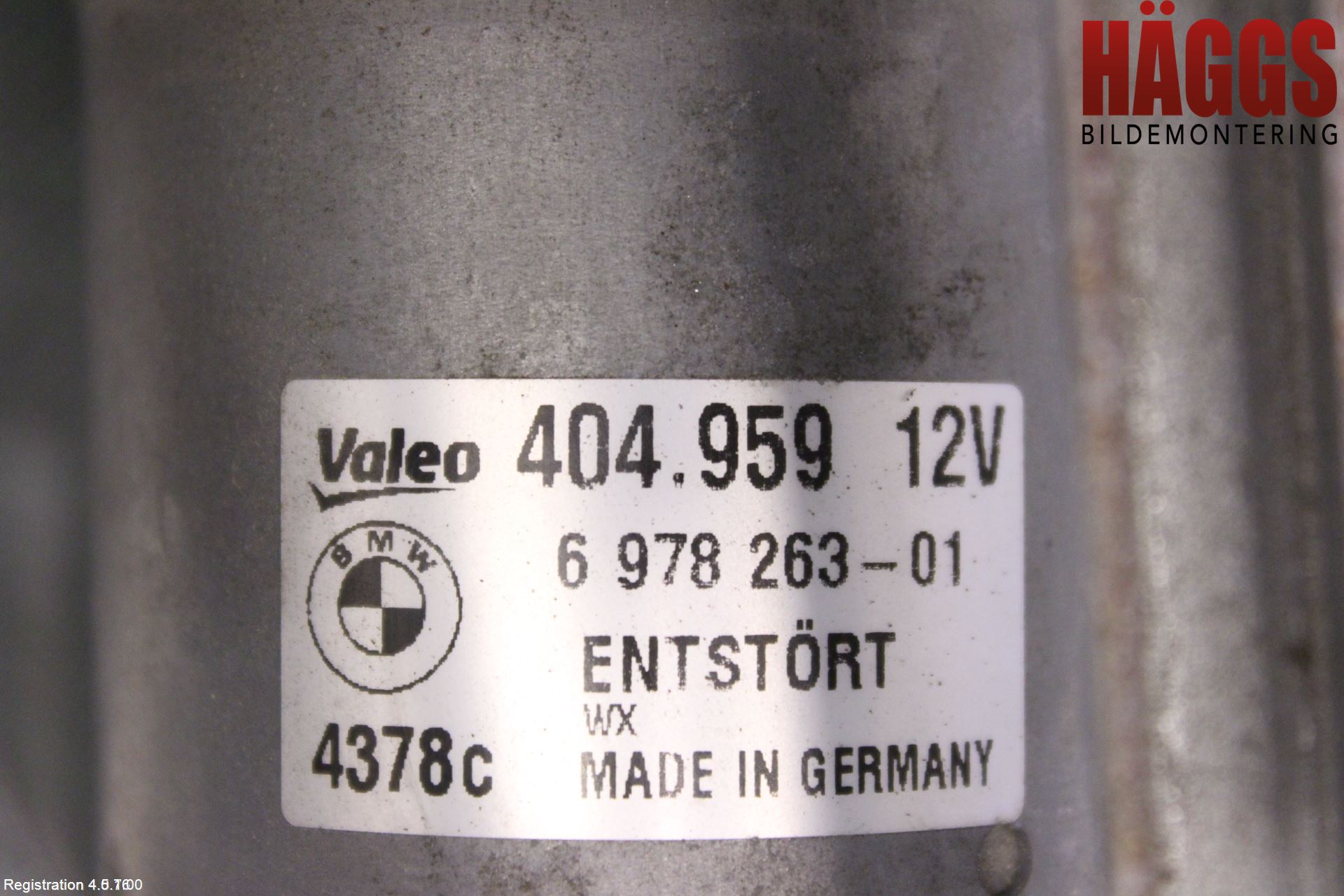 BMW 3 E90/91 SED/TOU 05-12 Torkarmotor Vindruta