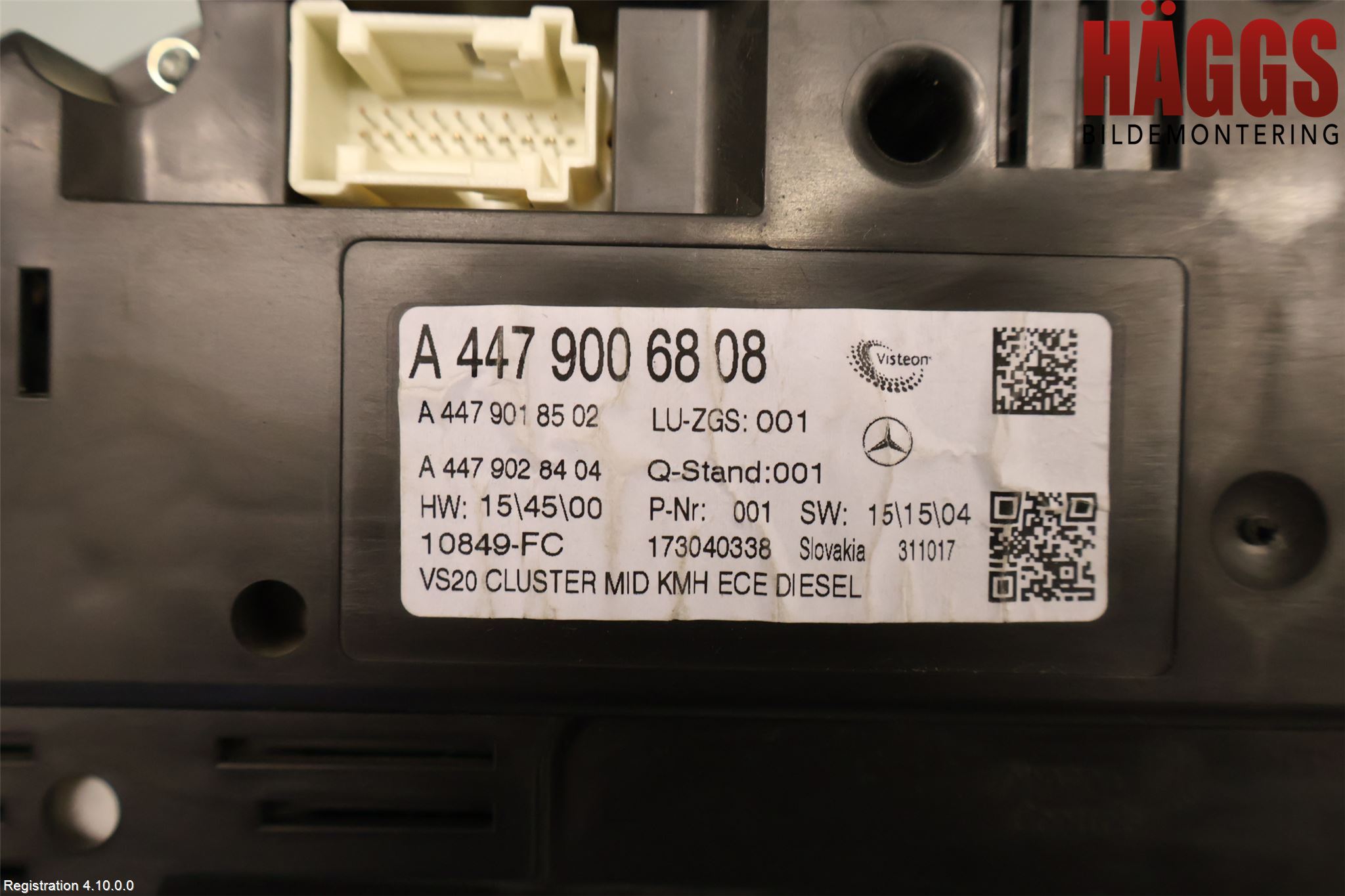 Mercedes-Benz MB VITO/V-KLASS (W640,W447,W448) 14- Instrument Komb