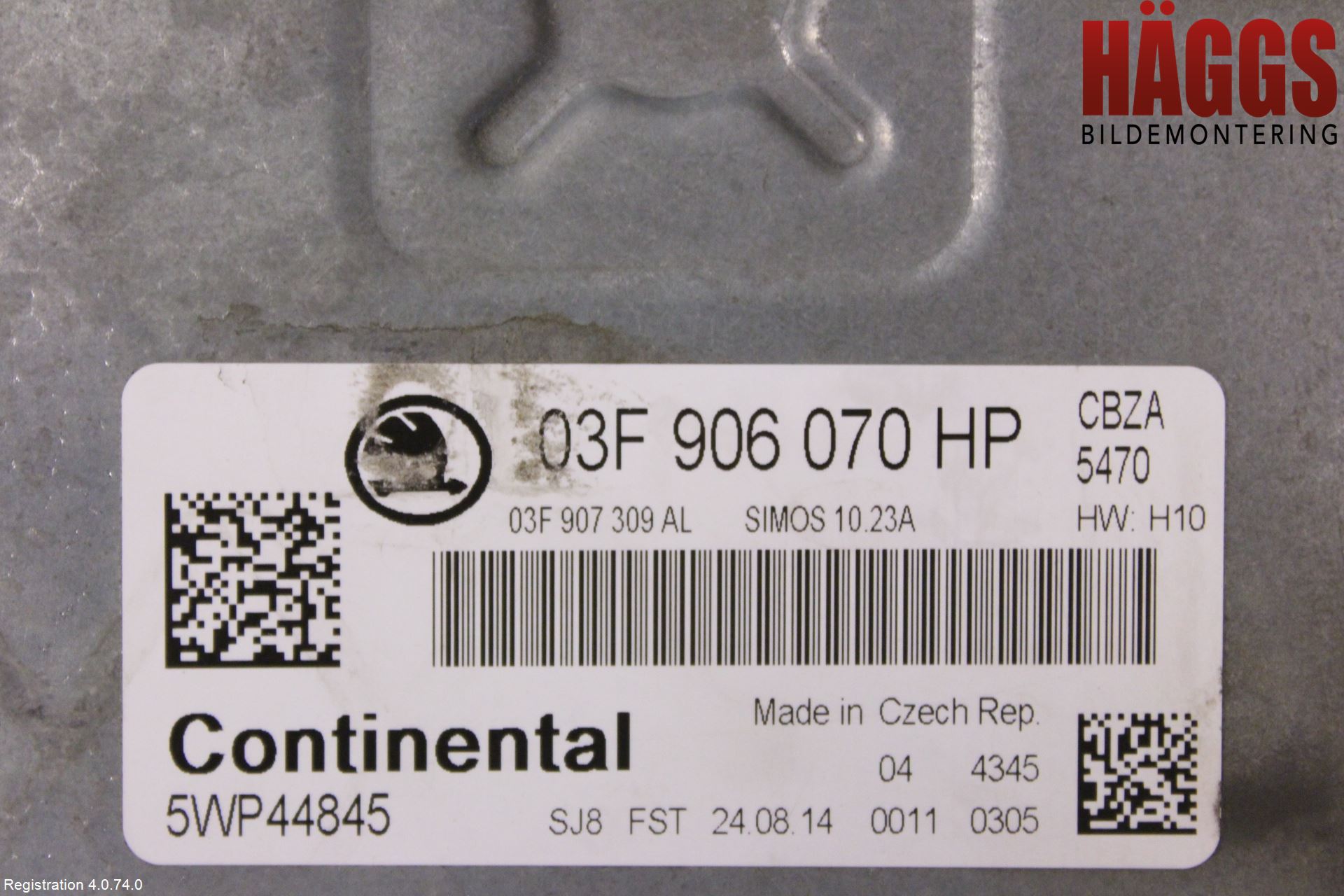 Skoda FABIA 07-14 Styrenhet Insprut Bensin