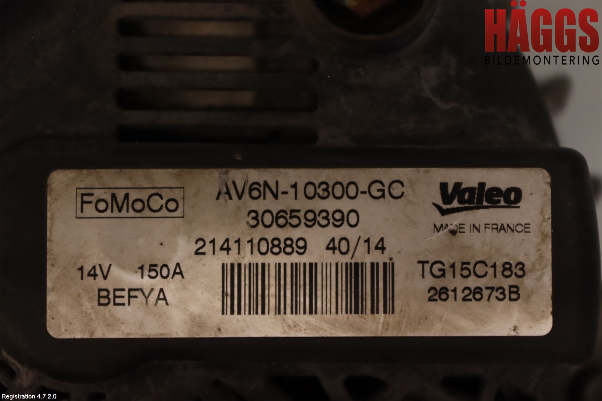 Ford TRANSIT/TOURNEO CONNECT 13-22 Generator