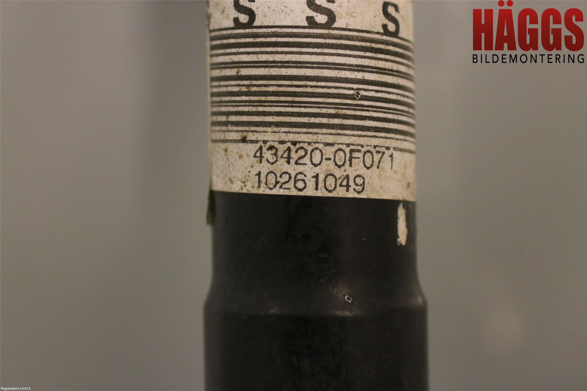 Toyota VERSO 09-18 Drivaxel Fram Vänster