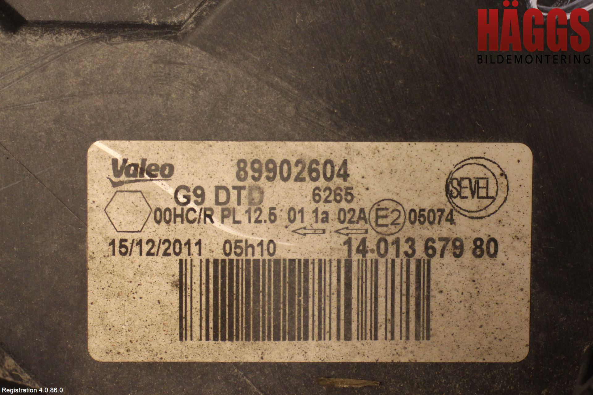 Fiat SCUDO 07-16 Strålkastare Höger