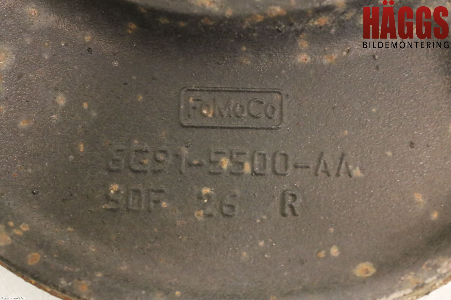 Volvo V60 11-13 Bärarm Bak Övre Vänster