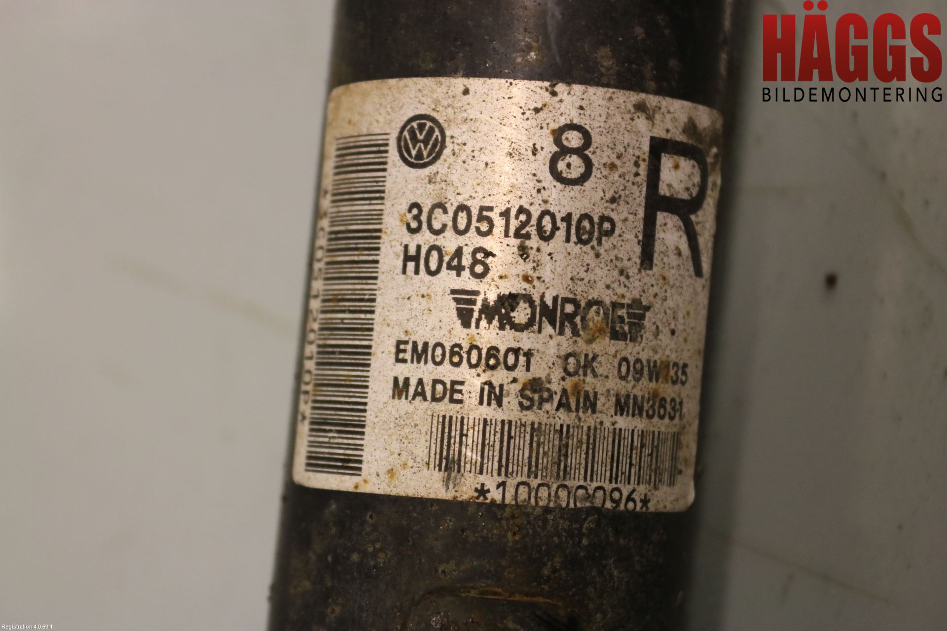 Volkswagen VW PASSAT 05-11 Stötdämpare Bak