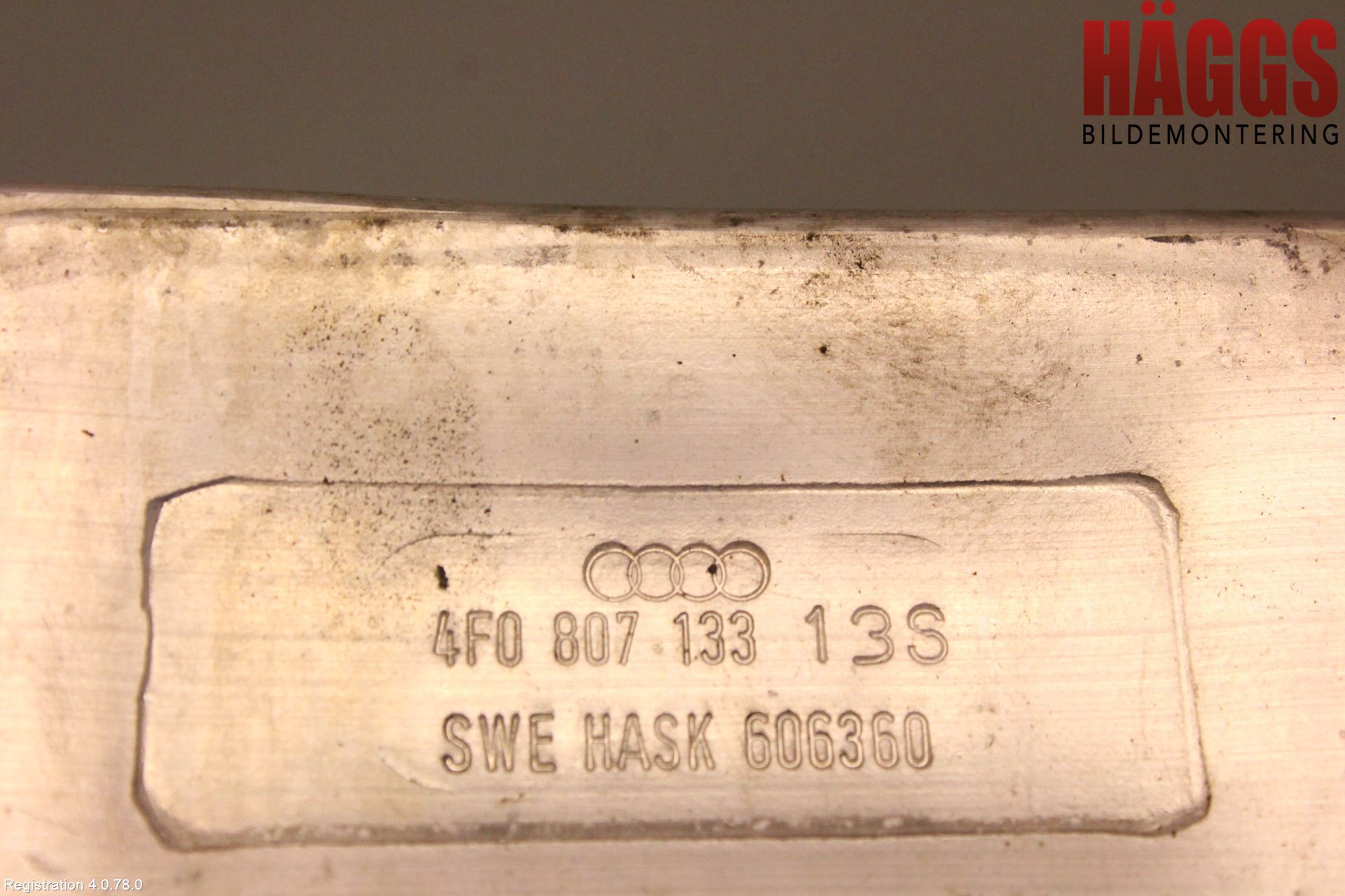 Audi ALLROAD 06-11 Stötfångarbärjärn Fram