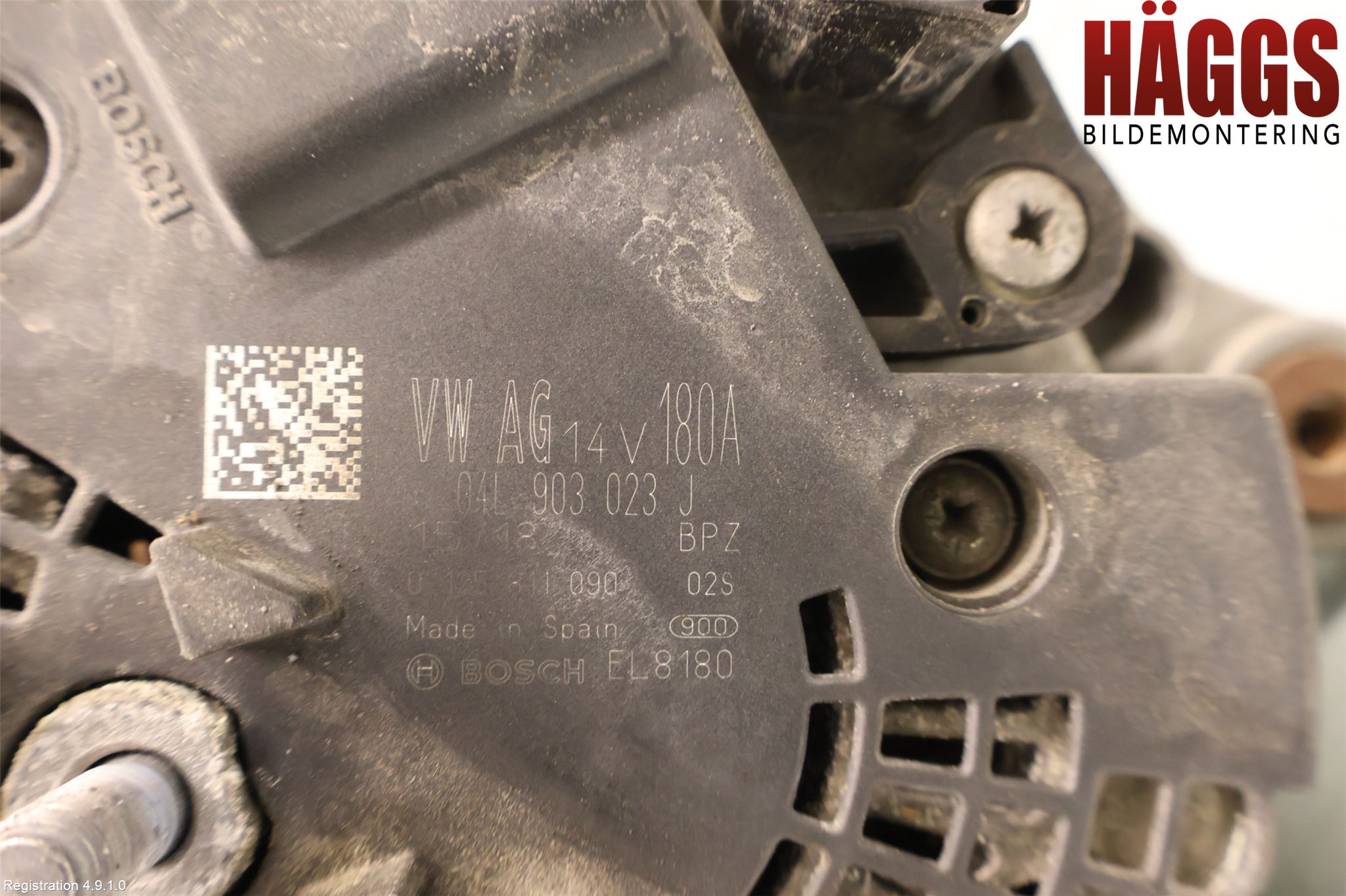 Volkswagen VW GOLF / E-GOLF VII 13-20 Generator