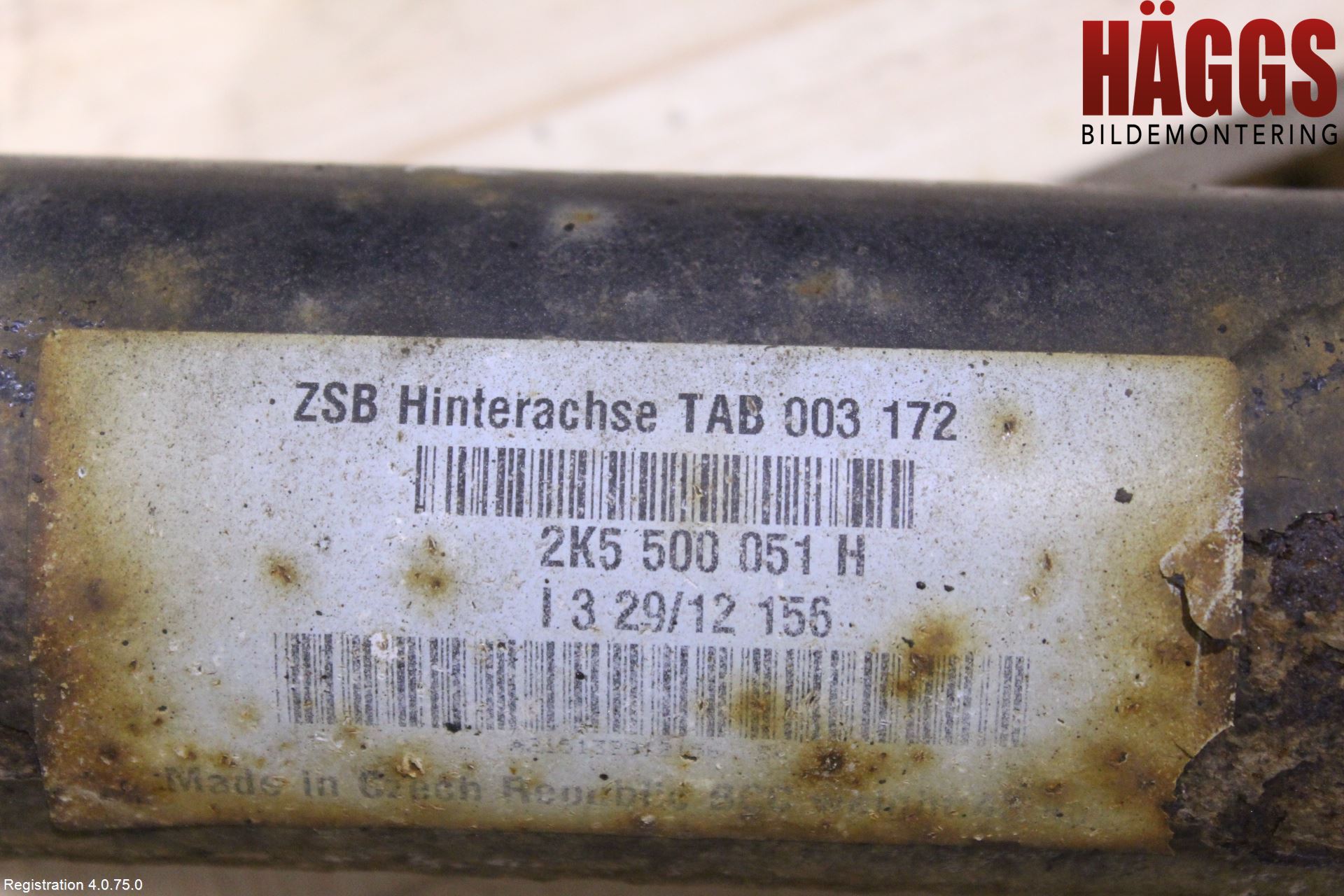 Volkswagen VW CADDY 11-15 Bakaxel