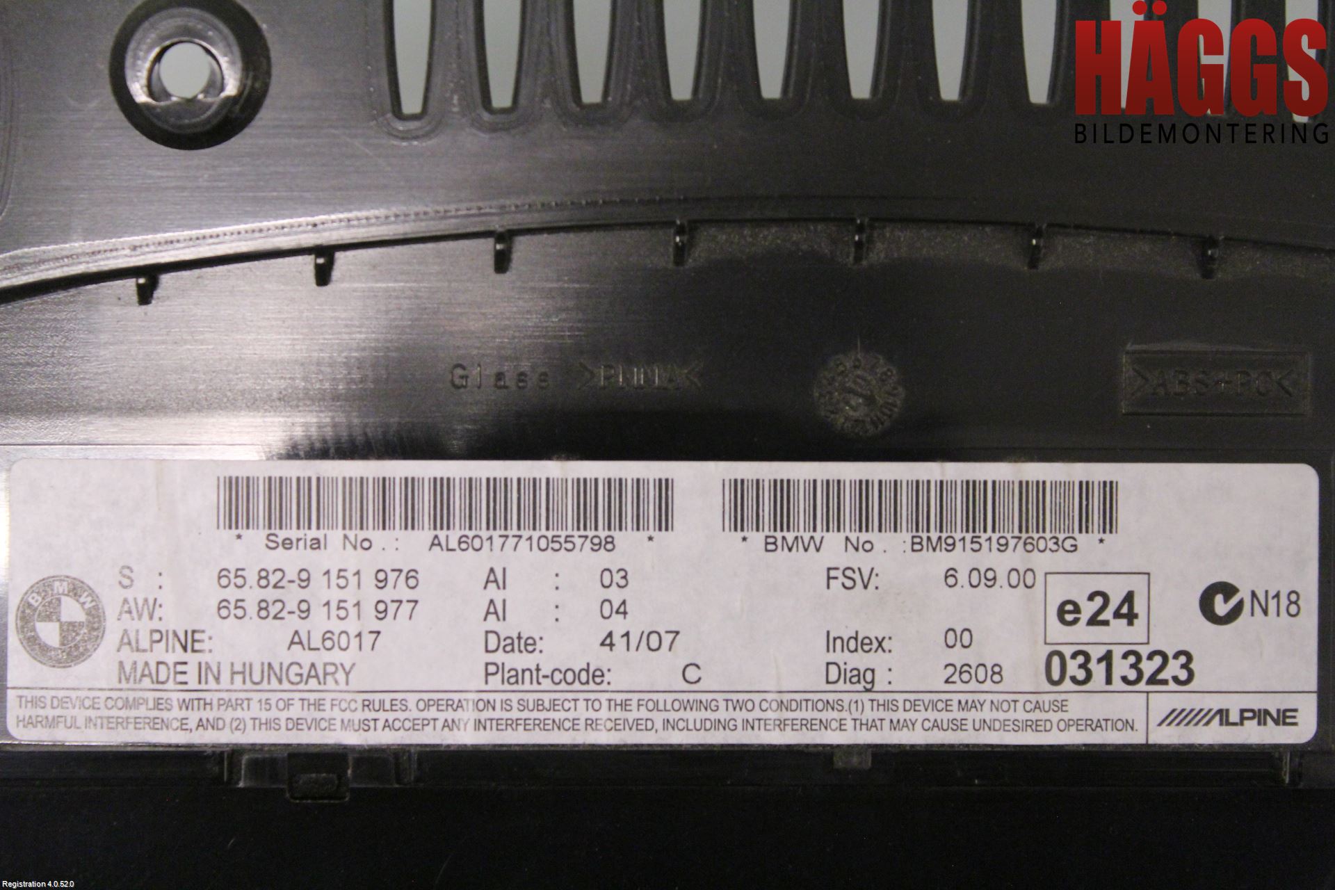 BMW 3 E90/91 SED/TOU 05-12 Multifunktionsdisplay