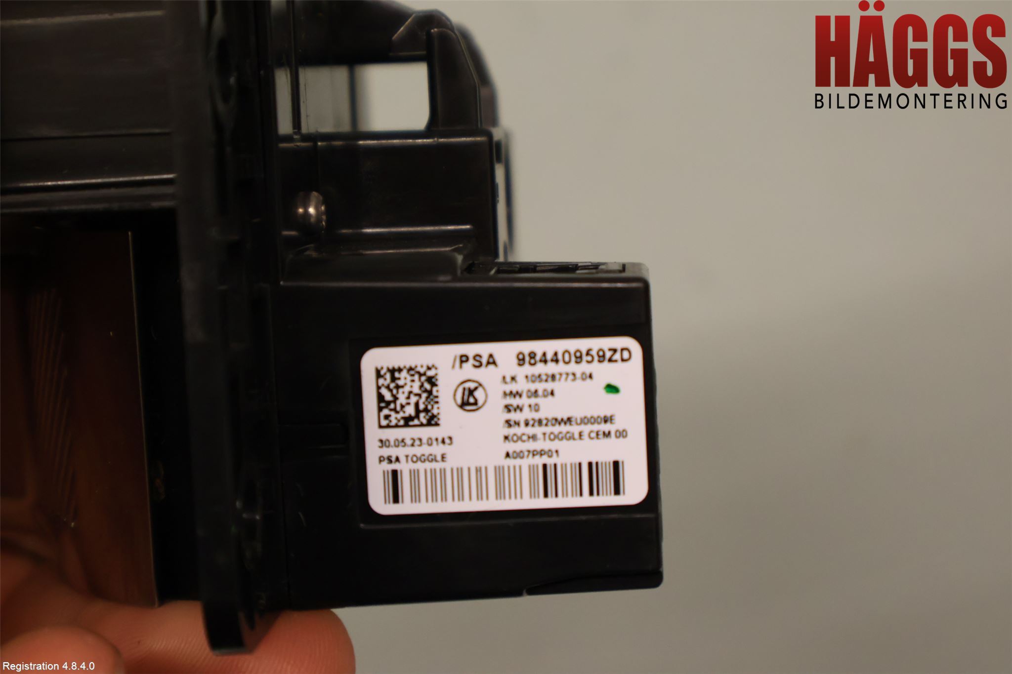 Citroen C4/E-C4 C4X/E-C4X III 21- Strömställare Växellåda