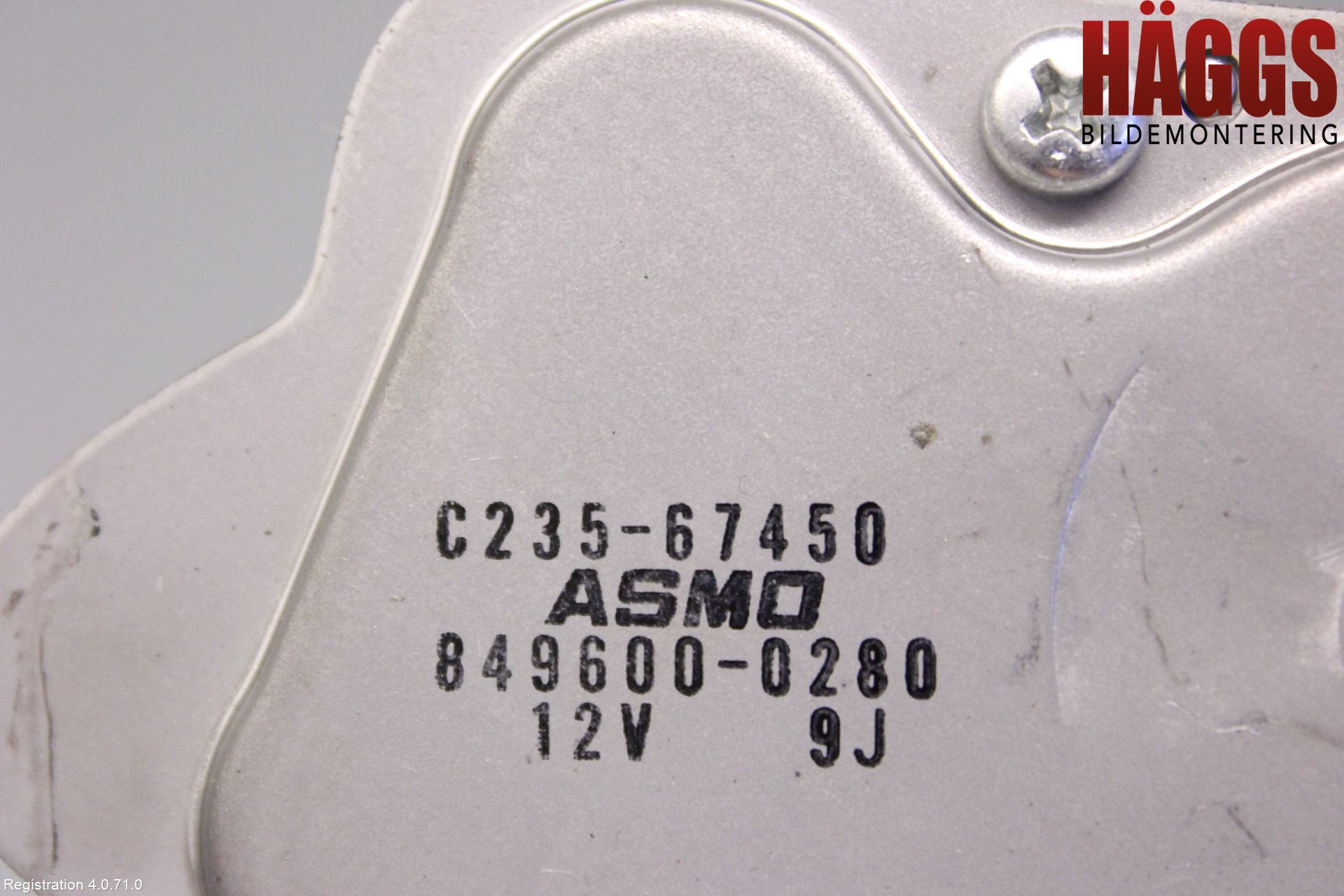 Mazda 5 05-10 Torkarmotor Baklucka