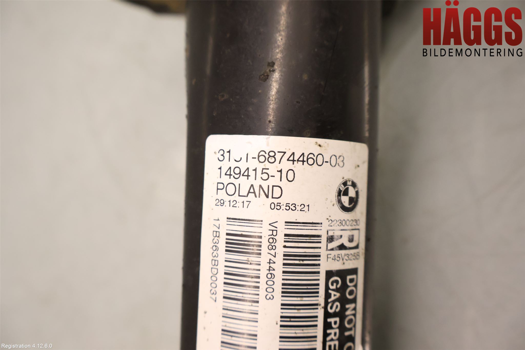 BMW 2 F45 Active Tourer 14-21 Fjäderben Fram Höger