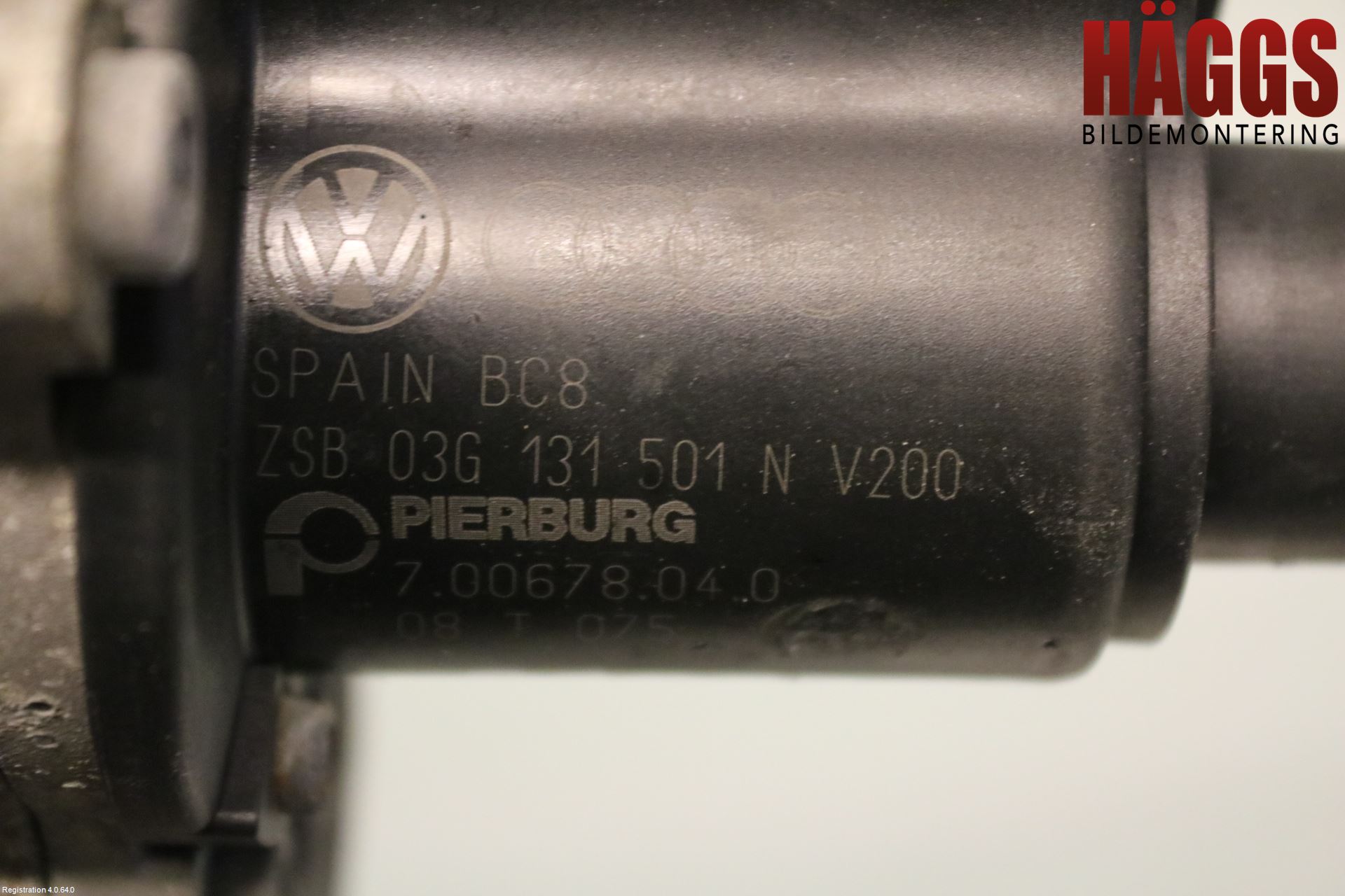 Volkswagen VW CADDY      04-10 Egr Ventil