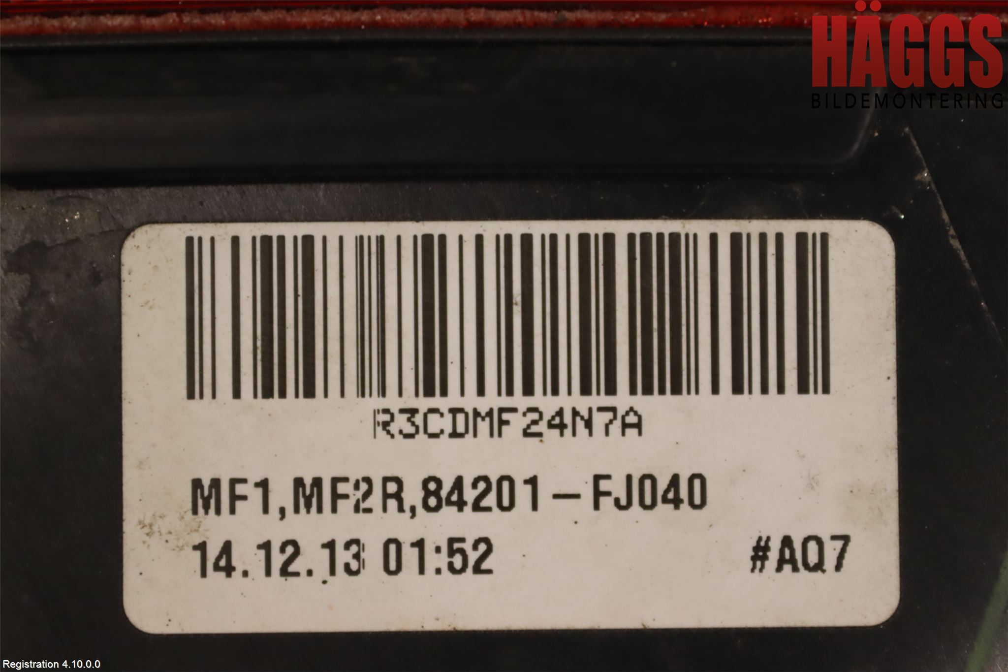 Subaru XV 12-17 Bakljus Höger