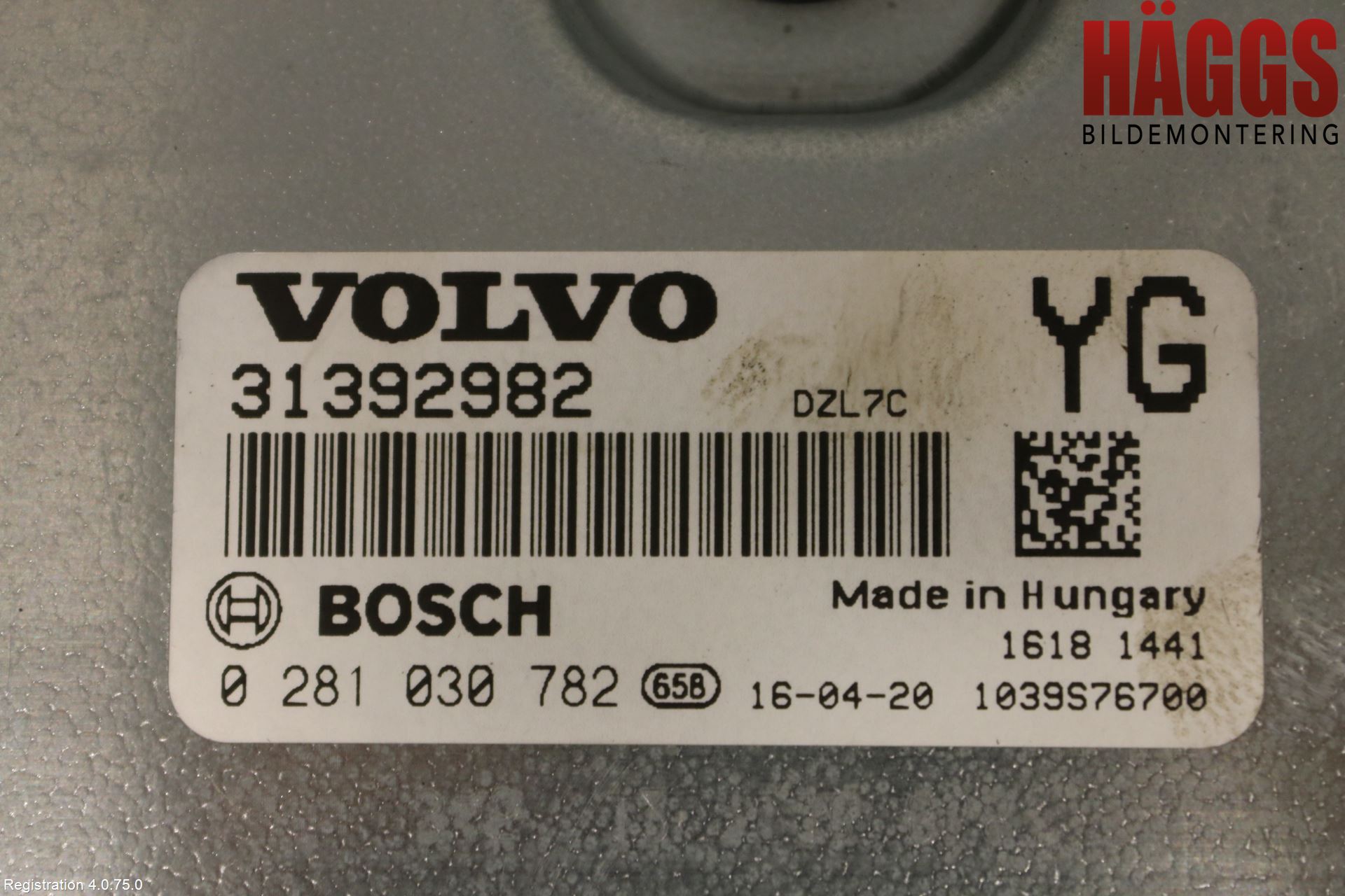 Volvo XC70 14-16 Styrenhet Inspump Diesel