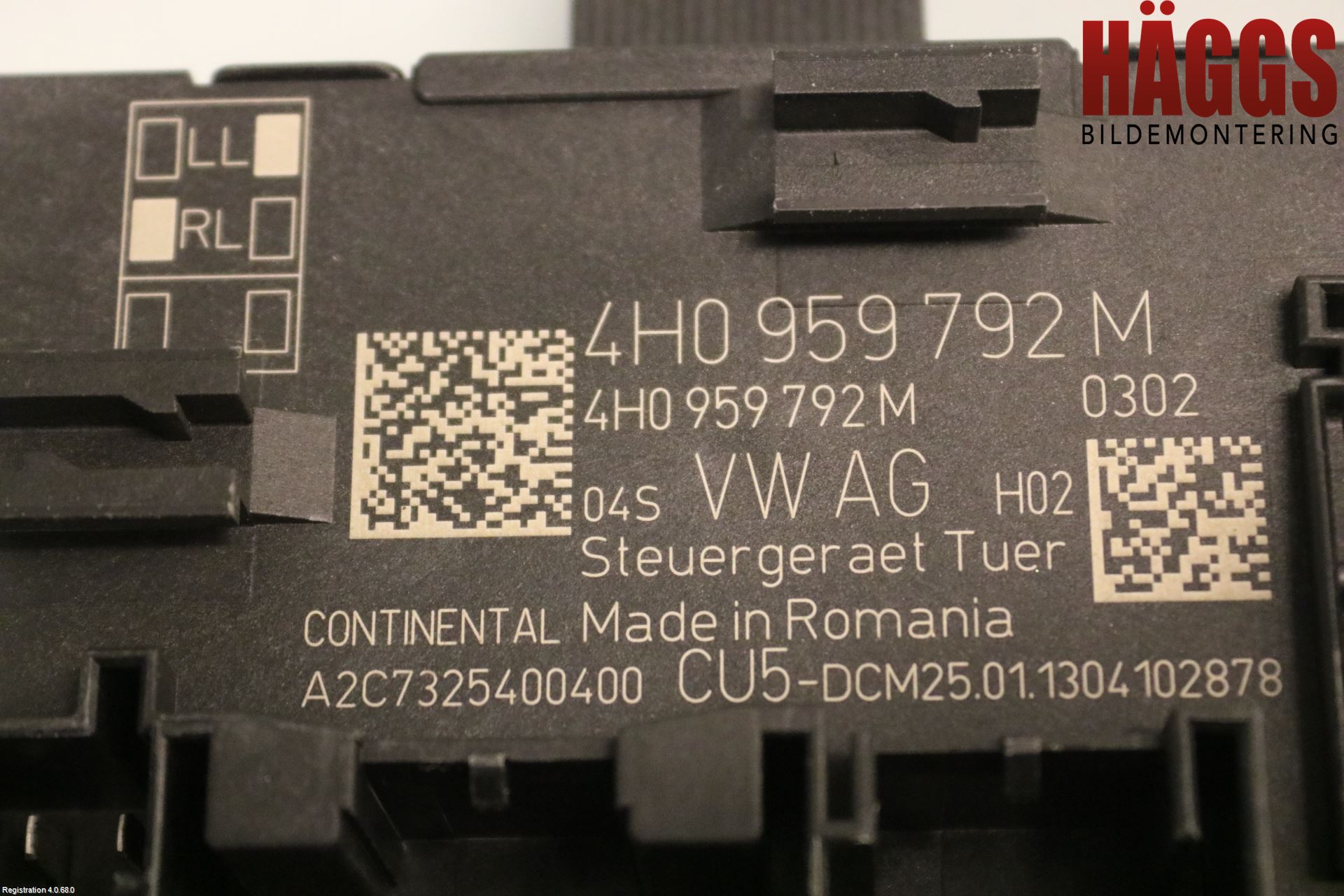 Porsche CAYENNE 03- Styrenhet Dörr