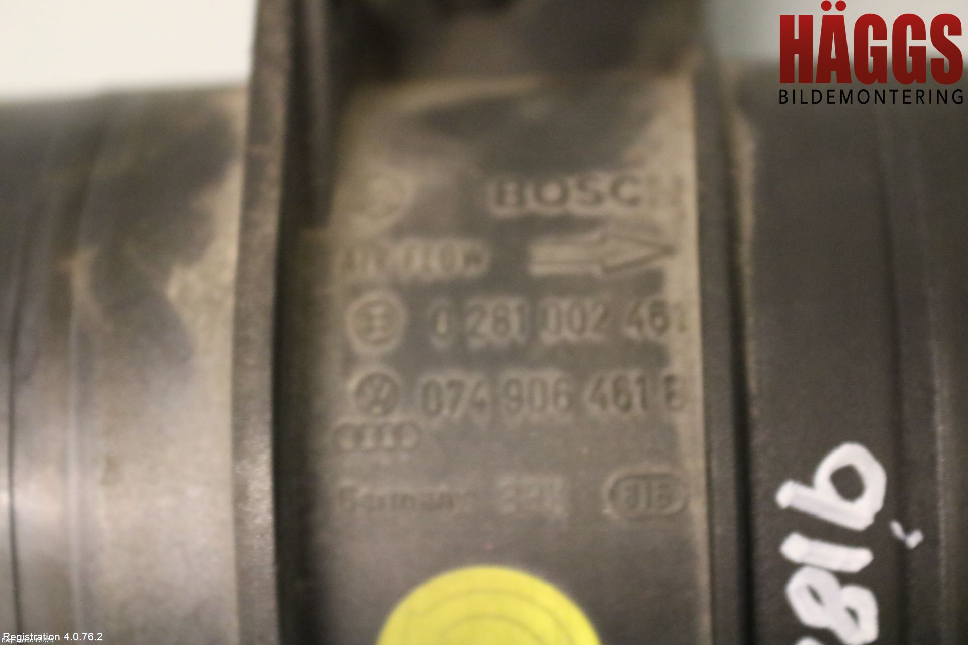 Audi A4/S4 05-07 Injluftmassamätare