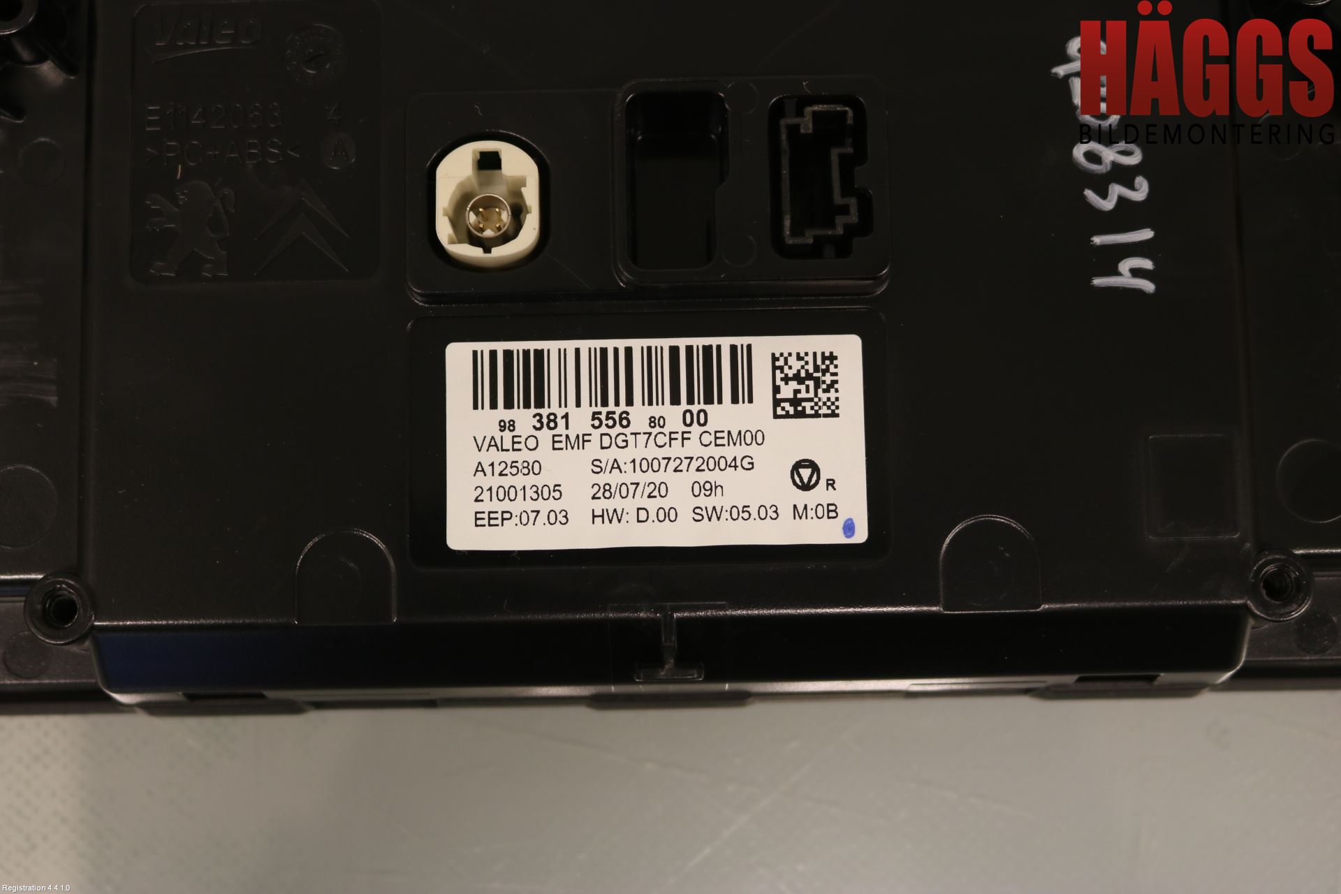 Peugeot 308 14-21 Multifunktionsdisplay