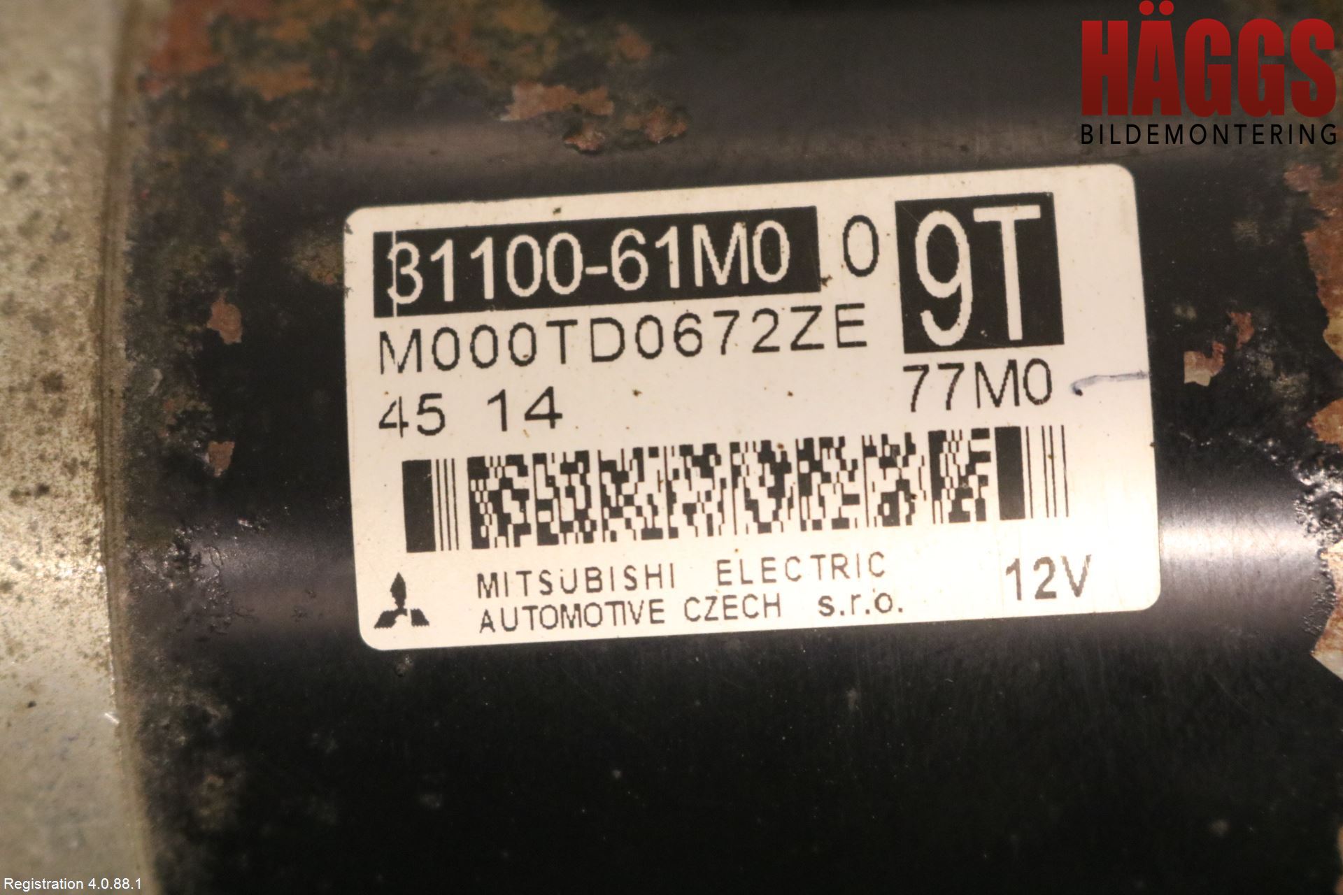 Suzuki SX4 S-CROSS 14-21 Startmotor