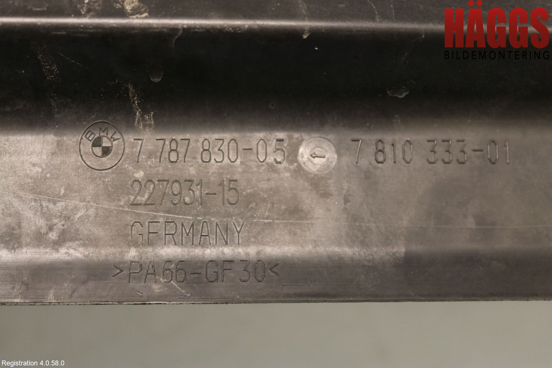 BMW 5 E60/61 Sed/Tou 02-10 Kylarfäste-Ram-Balk