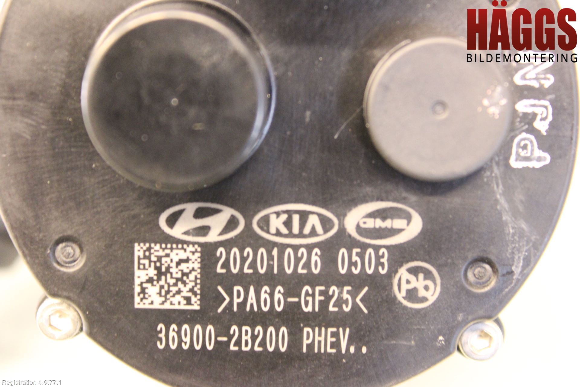 Kia NIRO (DE) 17-22 Värme Cirkulationspump