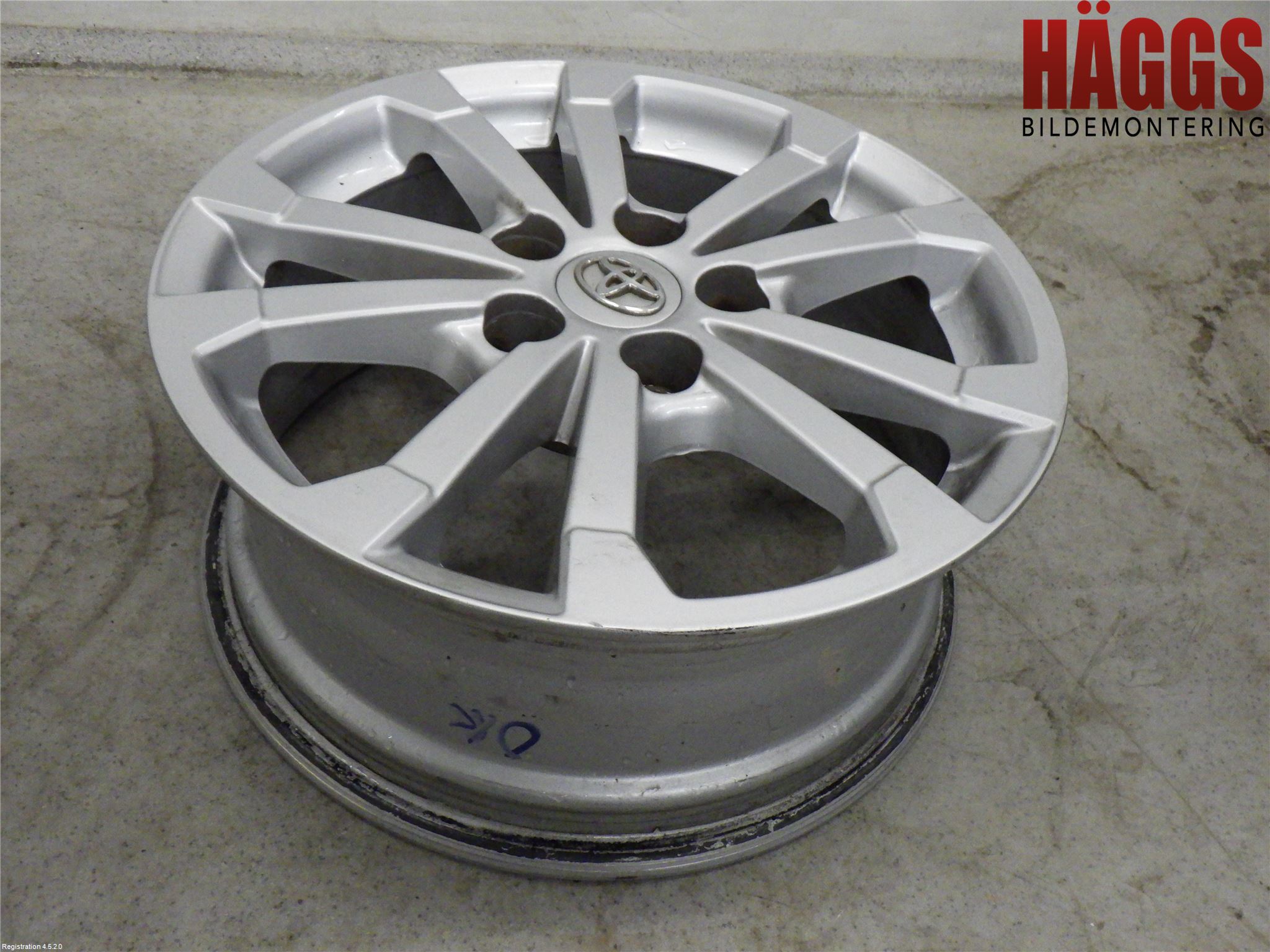Toyota VERSO 09-18 Fälg Aluminium