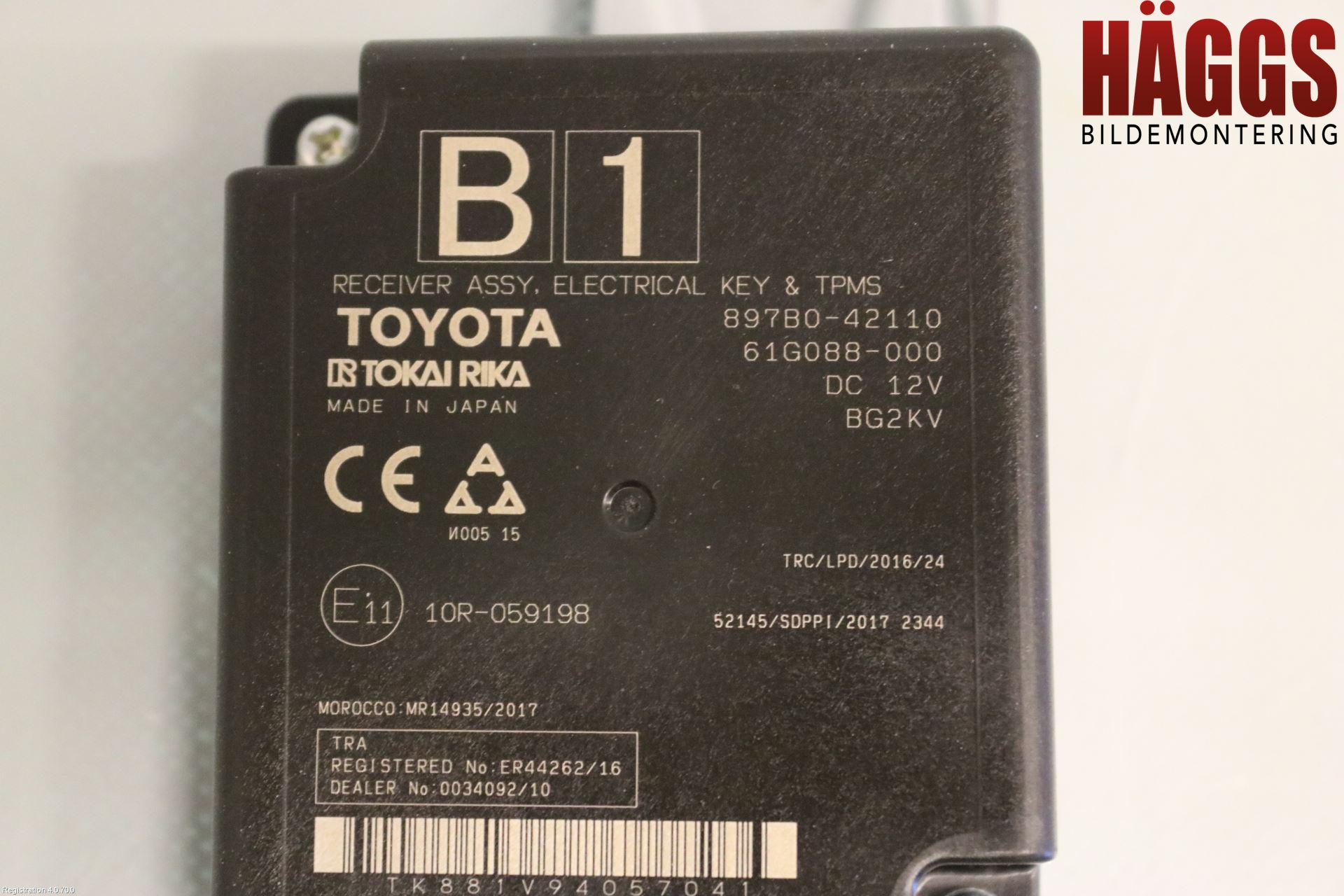 Toyota RAV4 19- Styrenhet Övrigt