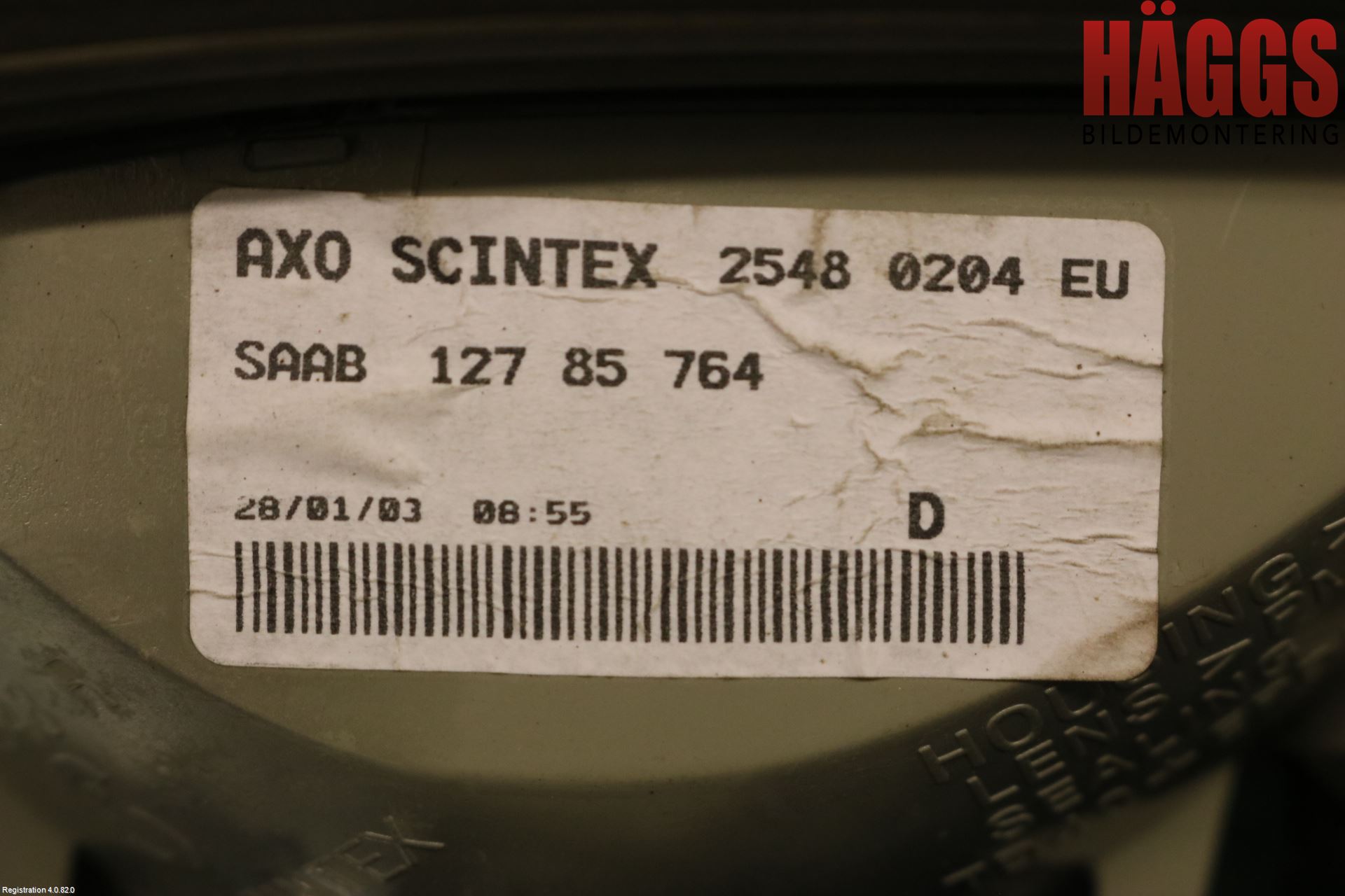 Saab 9-3 VER 2 Bakljus Lucka Hö