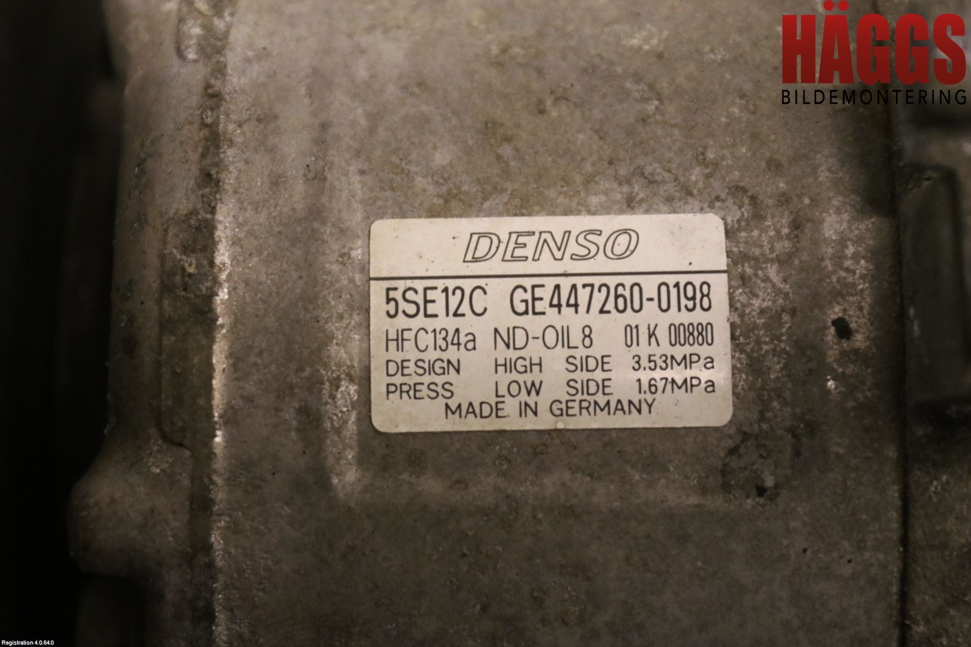 Toyota COROLLA VERSO 08-09 Ac Kompressor