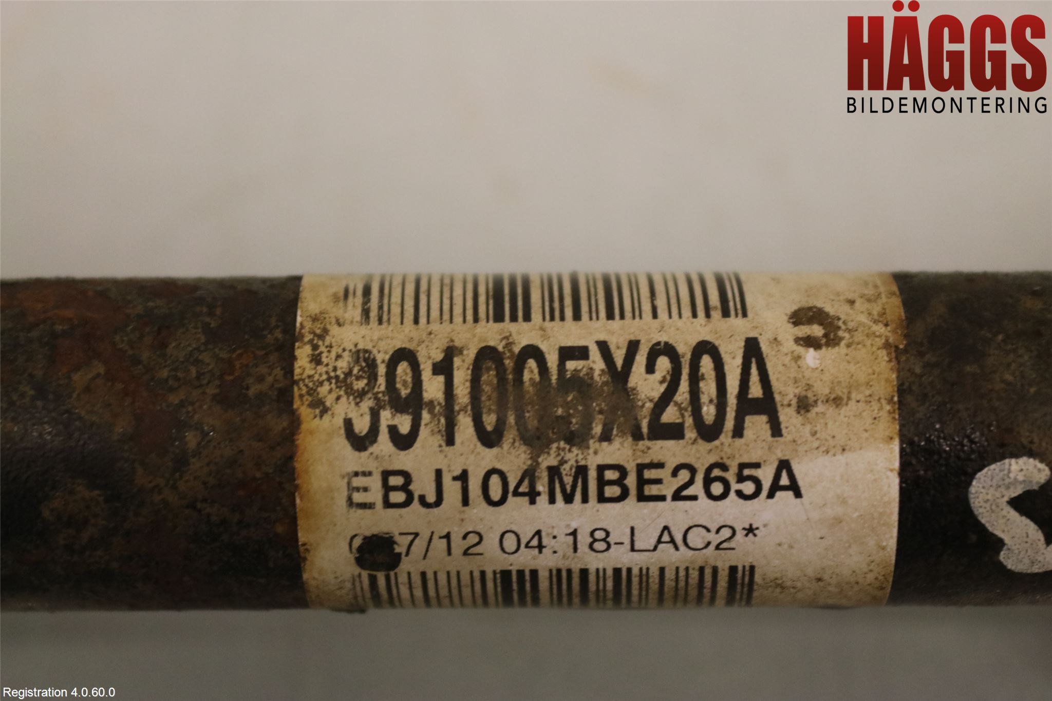 Nissan NAVARA 05-16 Drivaxel Fram Vänster