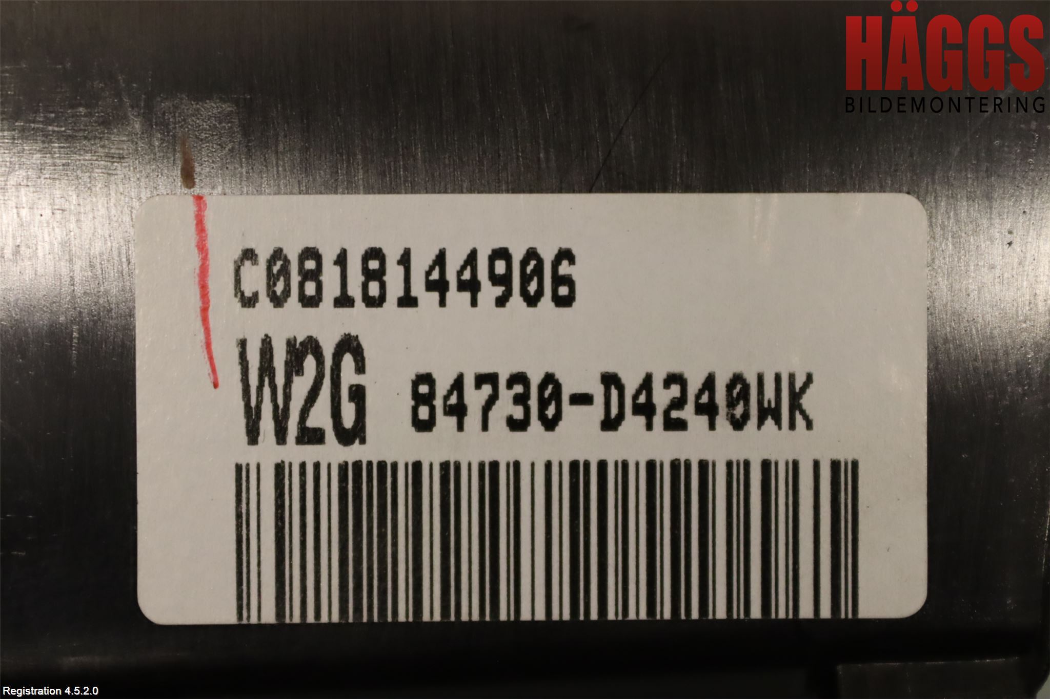 Kia OPTIMA 16-20 Instrument-Radio Sarg