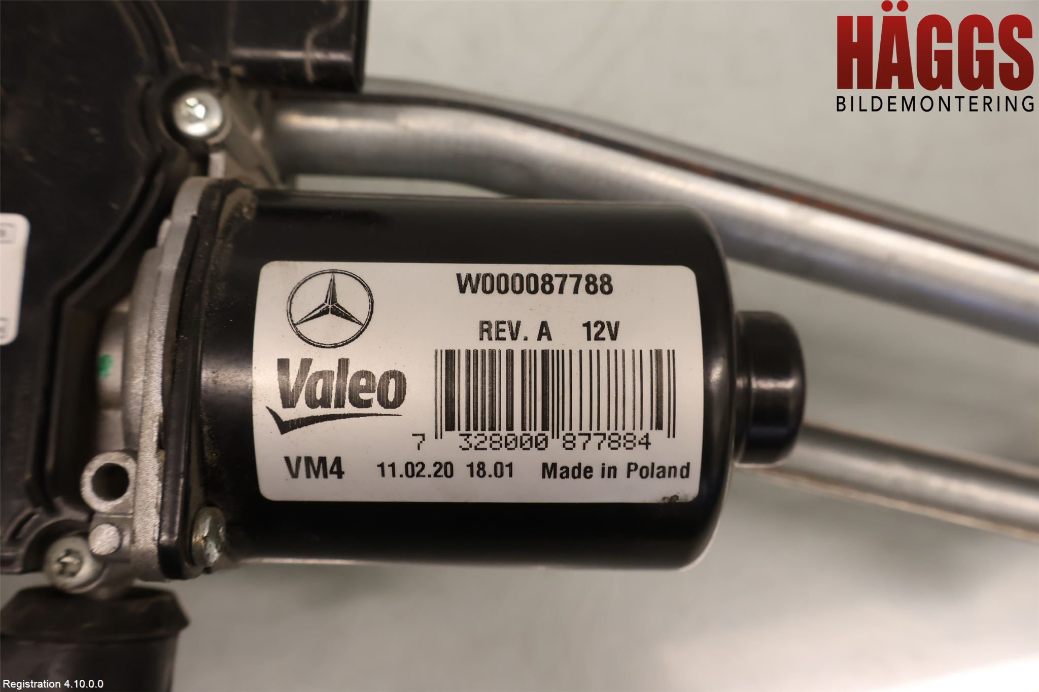 Mercedes-Benz MB SPRINTER (W907/W910) 19- Torkarmotor Vindruta
