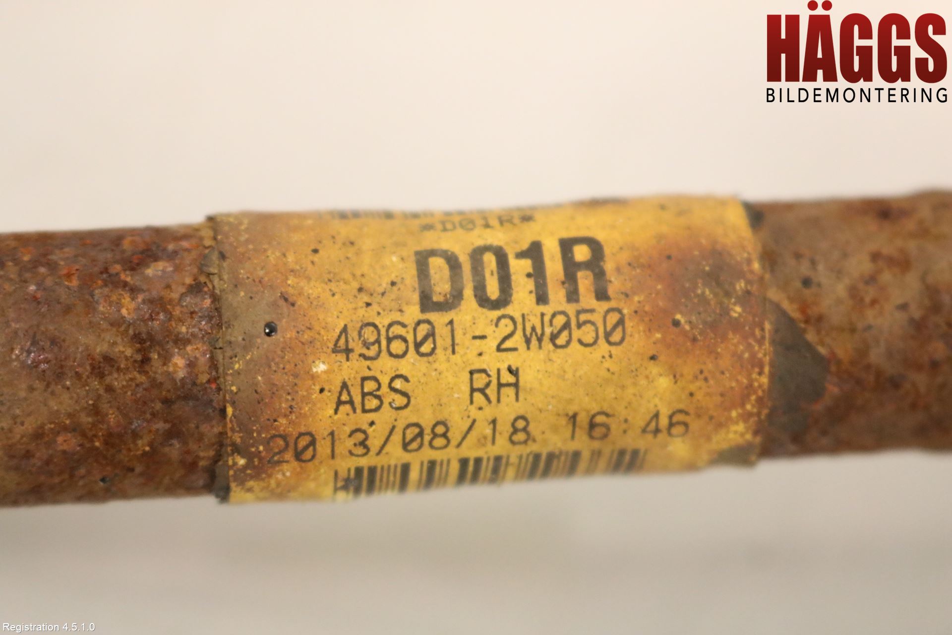 Hyundai SANTA FE 13-18 Drivaxel Bak Höger