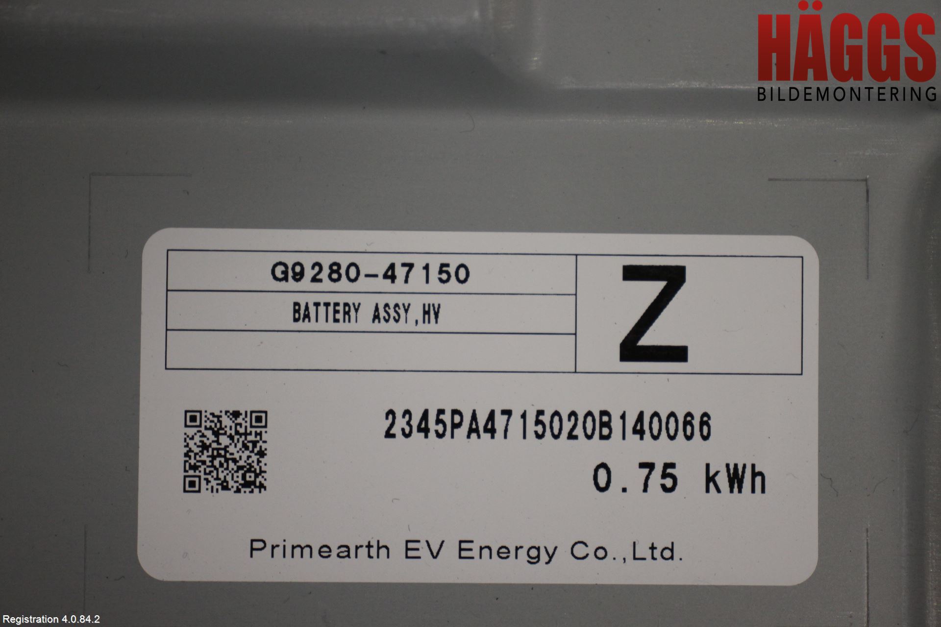 Toyota C-HR 16-23 Batteri Högspänning