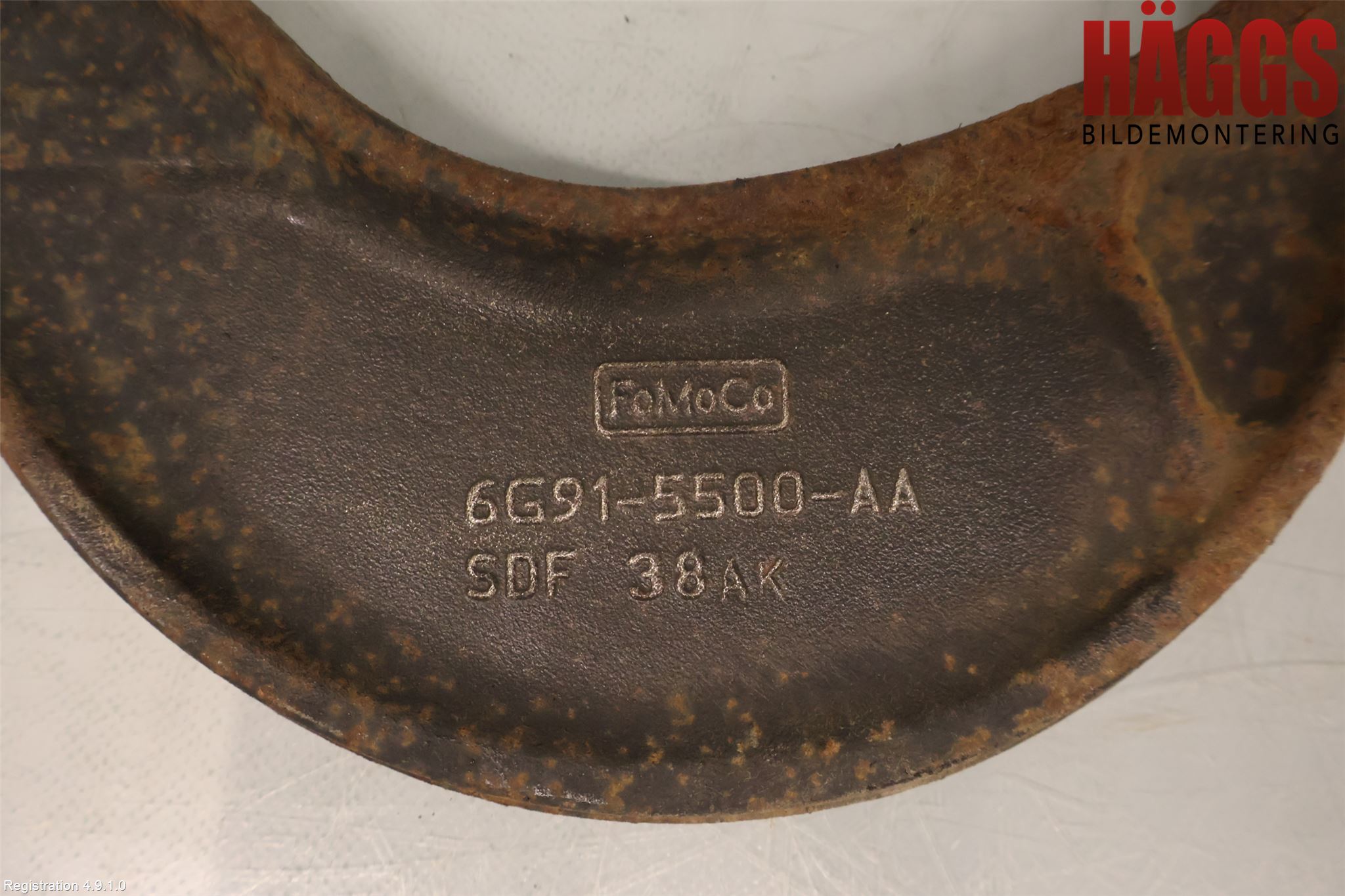 Volvo V60 14-18 Bärarm Bak Övre Vänster