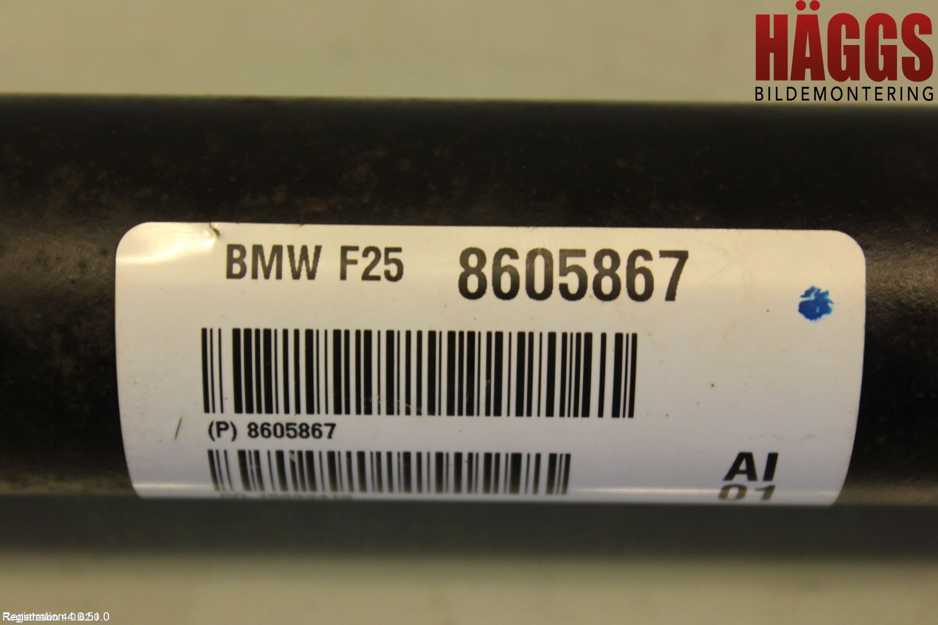 BMW X3 F25 10-17 Mellanaxel Främre 4Wd