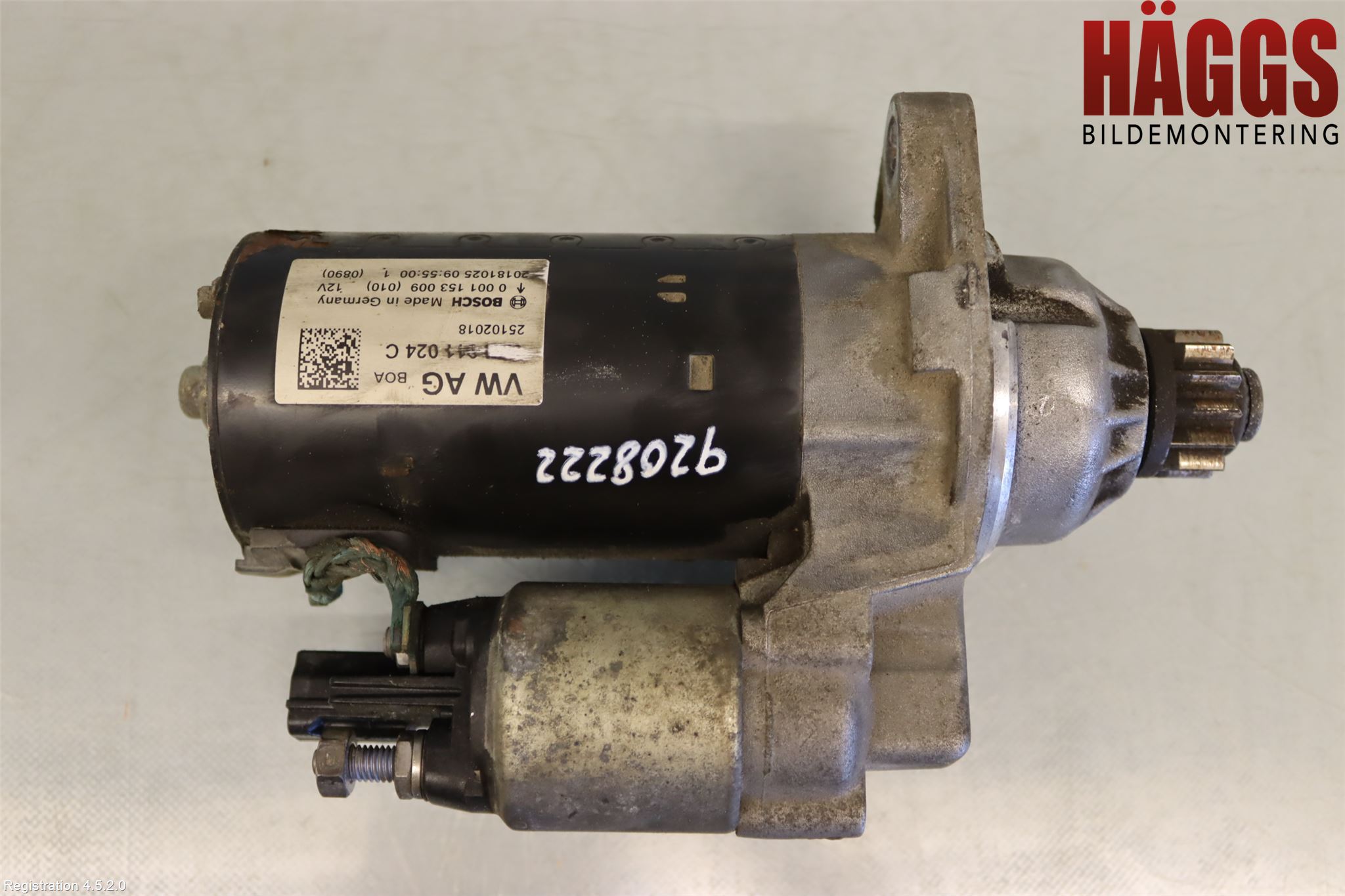 Volkswagen VW CADDY 16-20 Startmotor Diesel