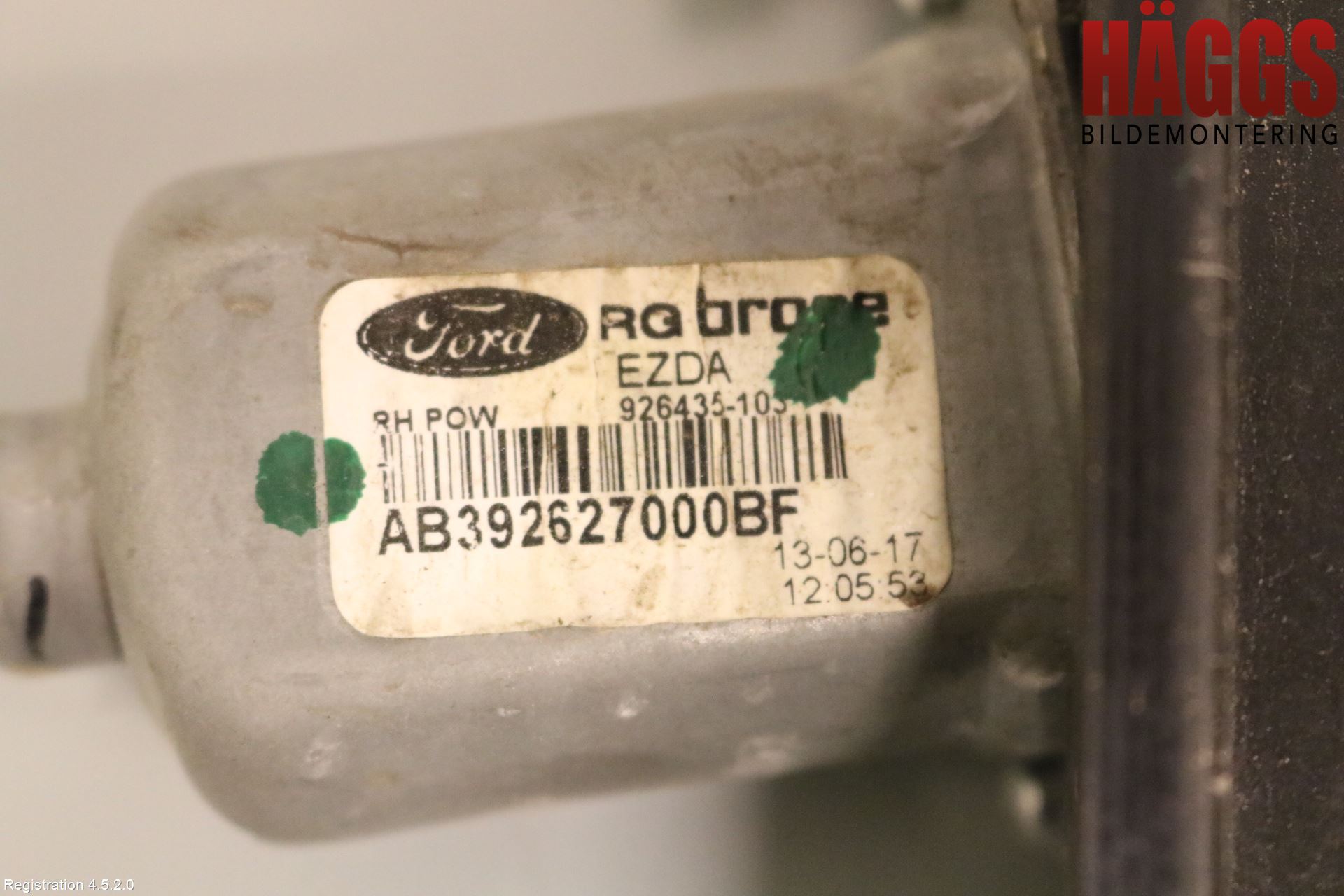 Ford RANGER EU 12-23 Fönsterhiss El Kompl