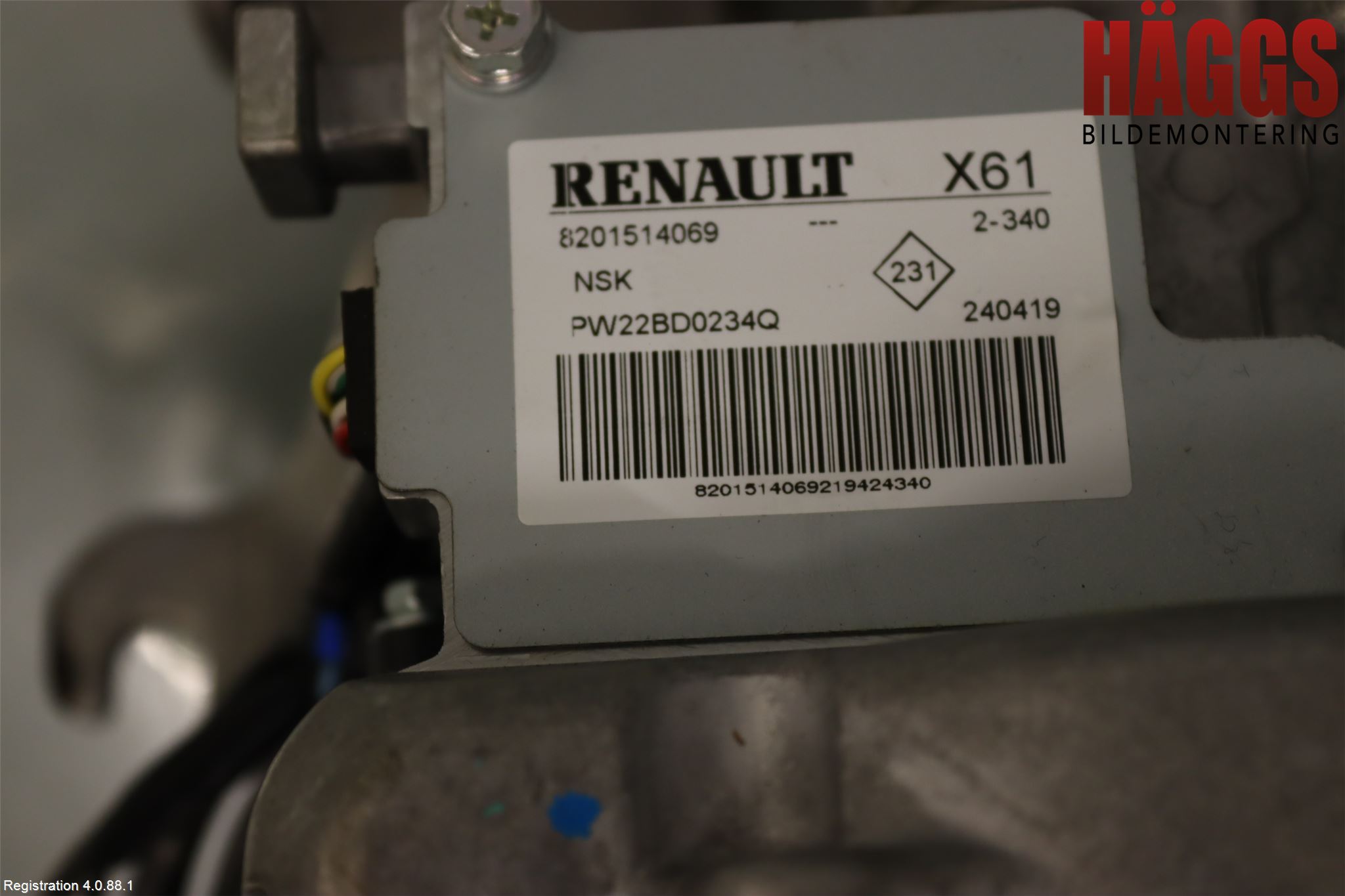 Mercedes-Benz MB CITAN (W415) 13-21 Rattaxelagg Med Inb Servo