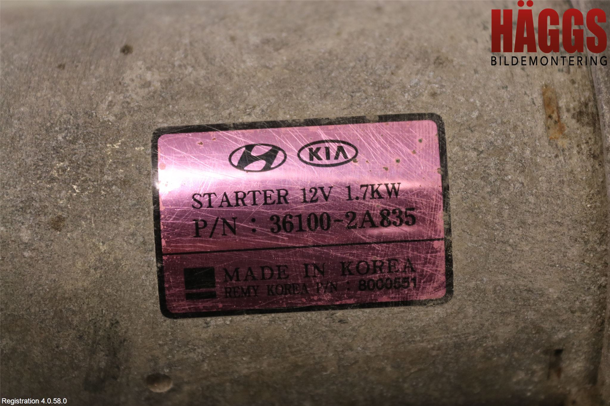 Kia CARENS III 13-19 Startmotor Diesel