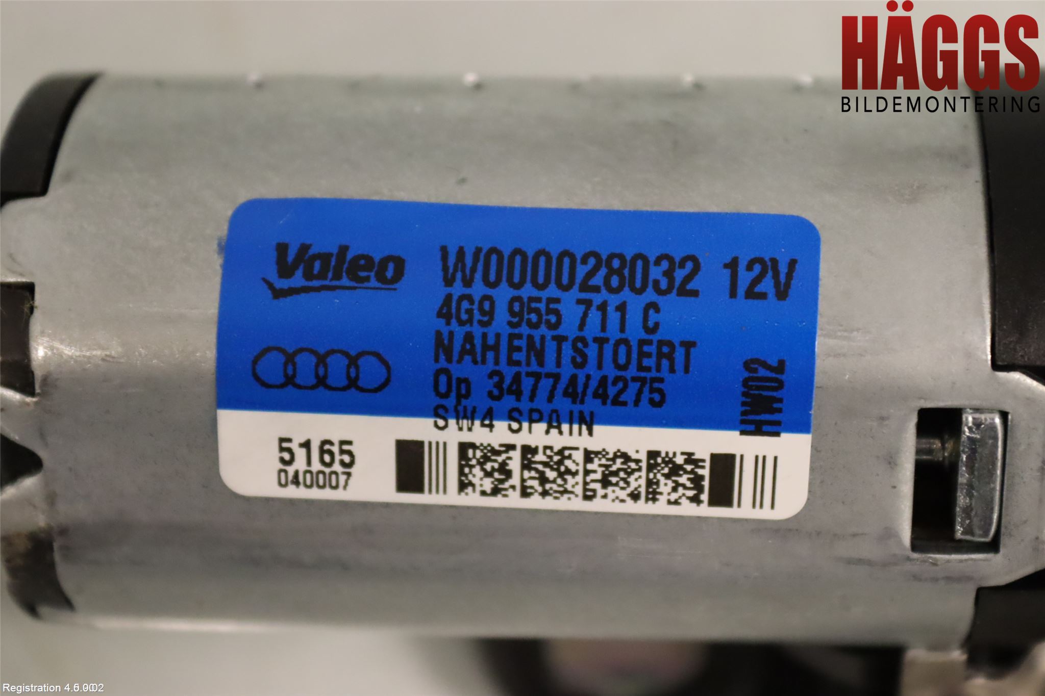 Audi Q3 8U 12-18 Torkarmotor Baklucka